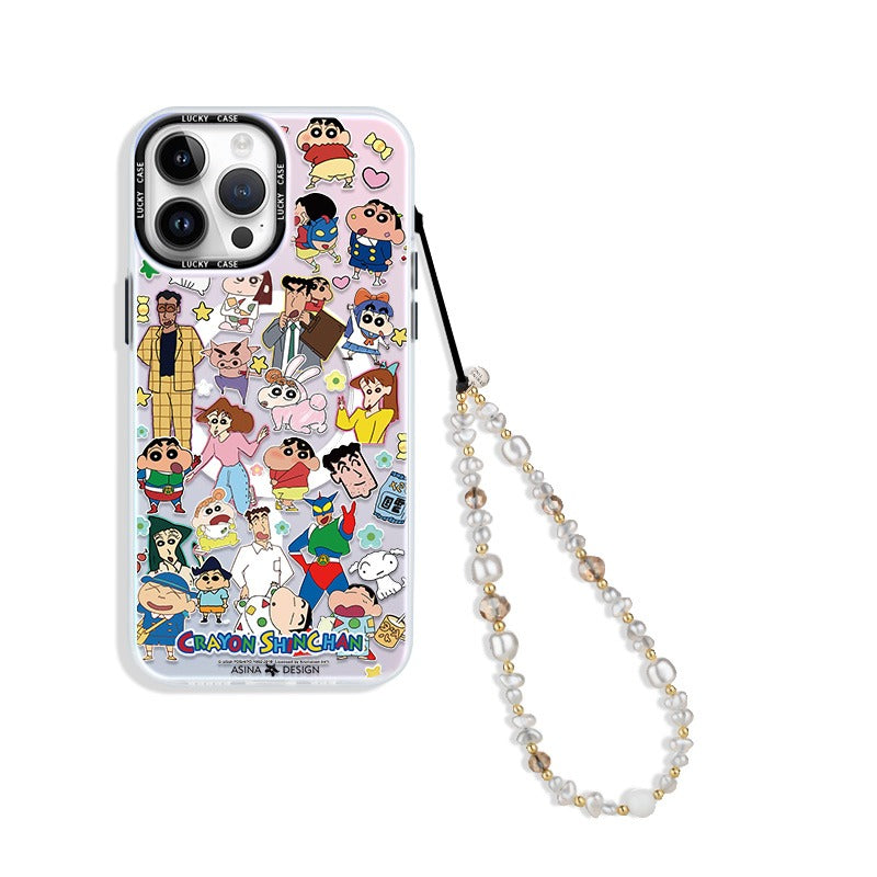 Silver Pear Phone Charms