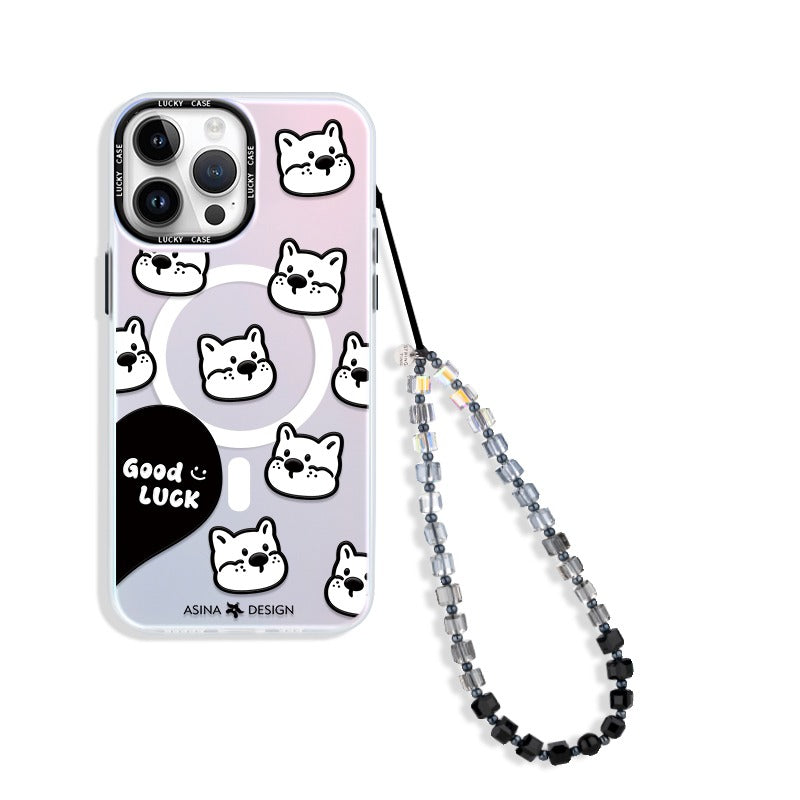 Black Grey Phone Charms