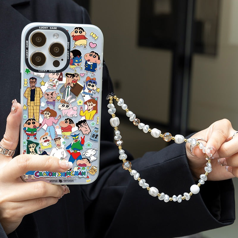 Silver Pear Phone Charms