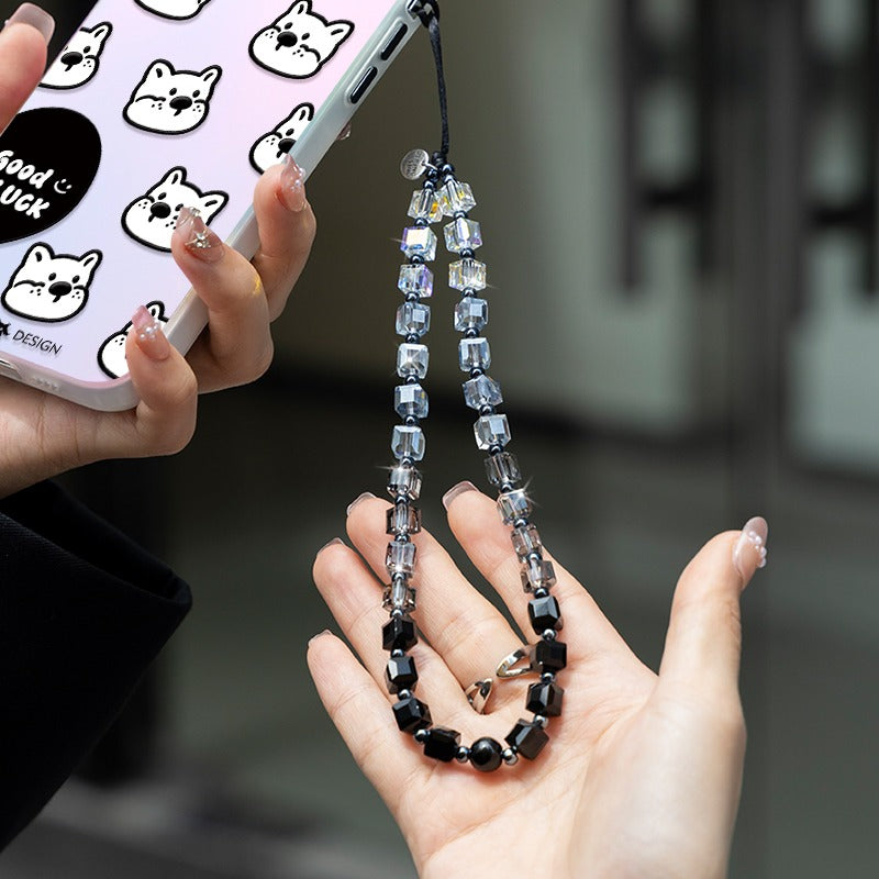 Black Grey Phone Charms