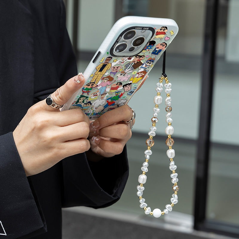 Silver Pear Phone Charms