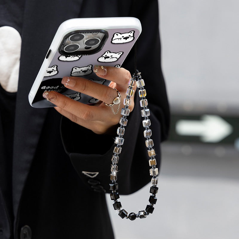 Black Grey Phone Charms