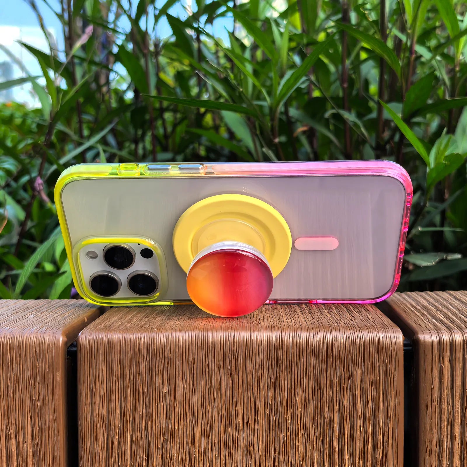 Color Clash Phone Case Fantasia Clear MagSafe Grip Set