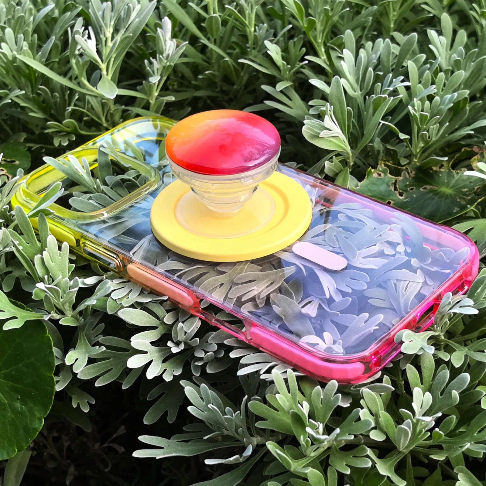 Color Clash Phone Case Fantasia Clear MagSafe Grip Set