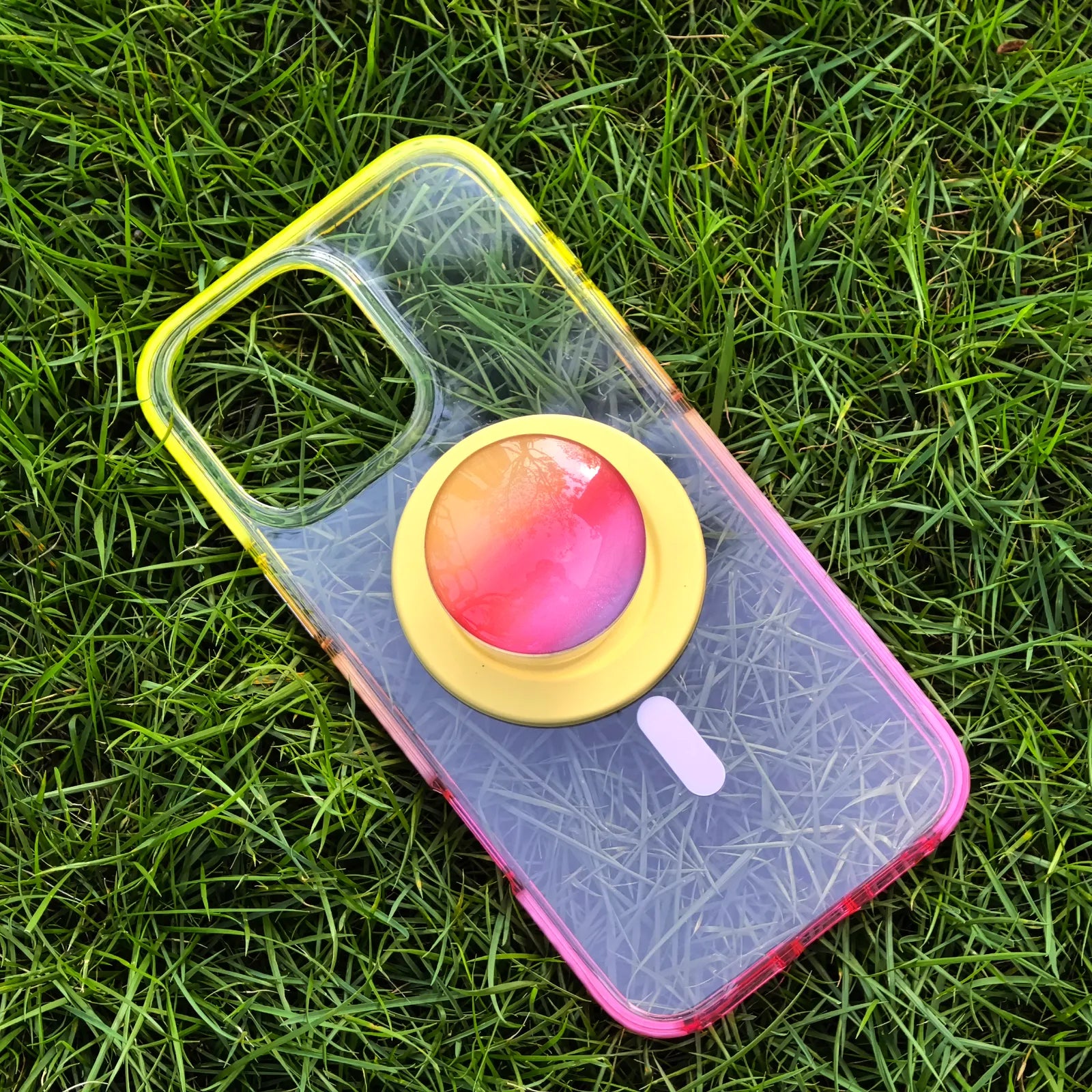 Color Clash Phone Case Fantasia Clear MagSafe Grip Set