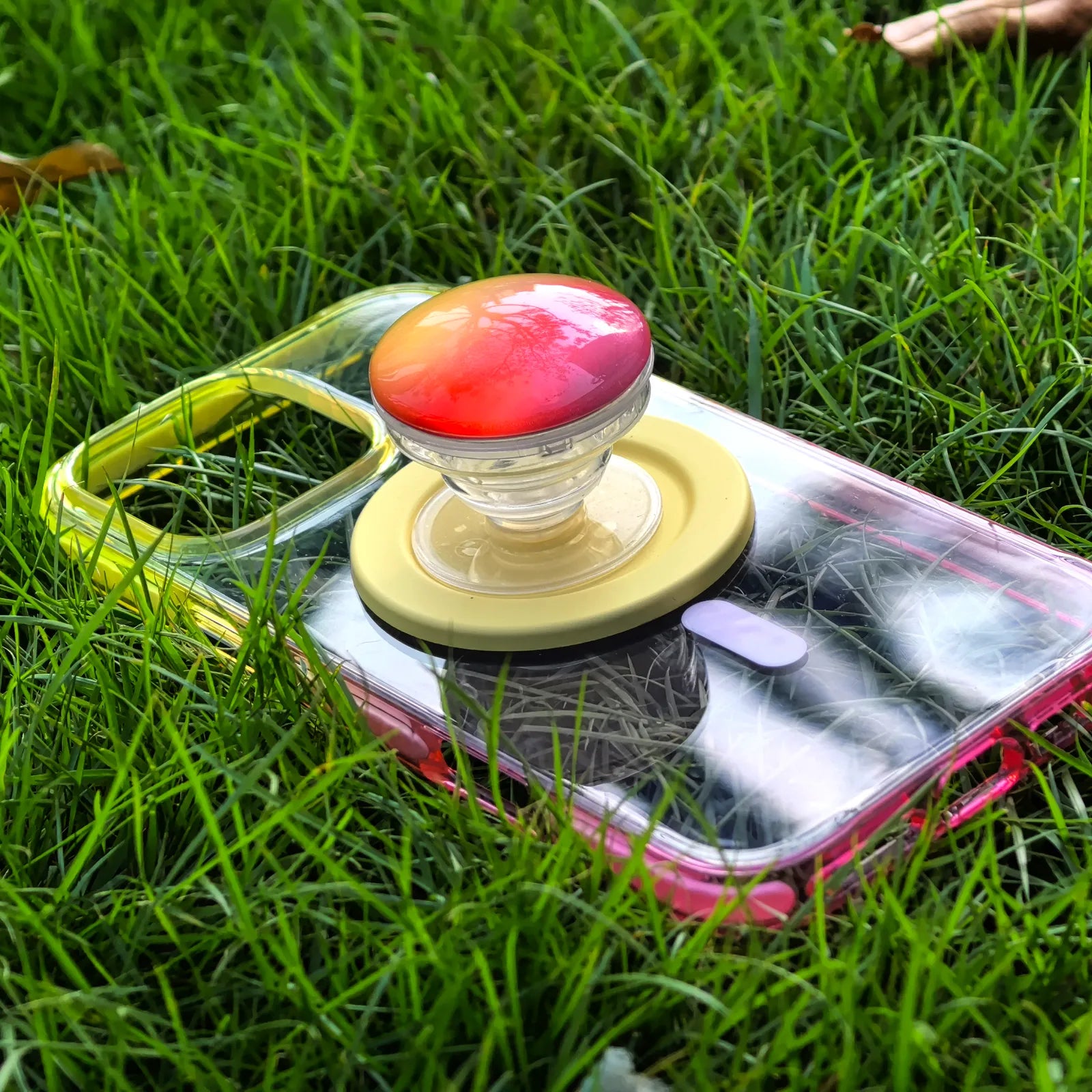 Color Clash Phone Case Fantasia Clear MagSafe Grip Set