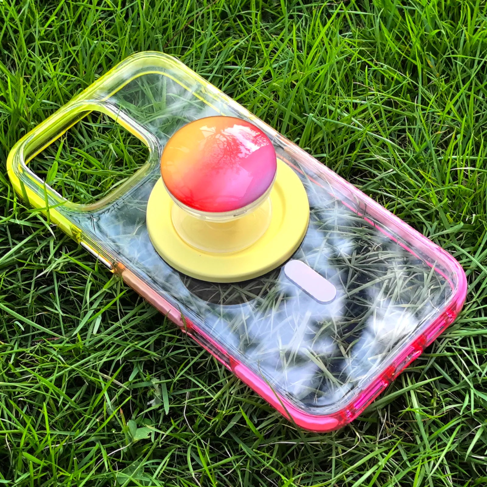 Color Clash Phone Case Fantasia Clear MagSafe Grip Set