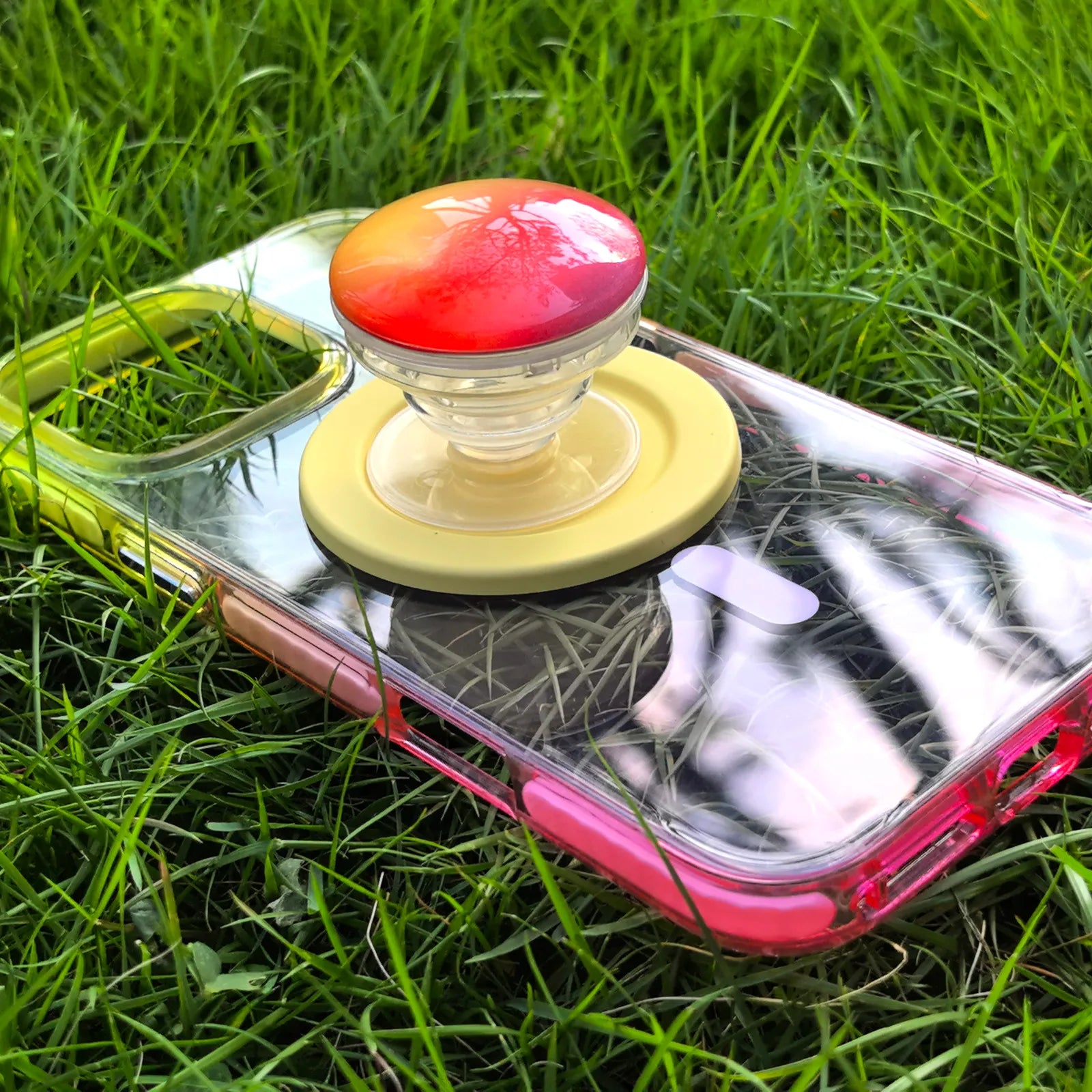 Color Clash Phone Case Fantasia Clear MagSafe Grip Set