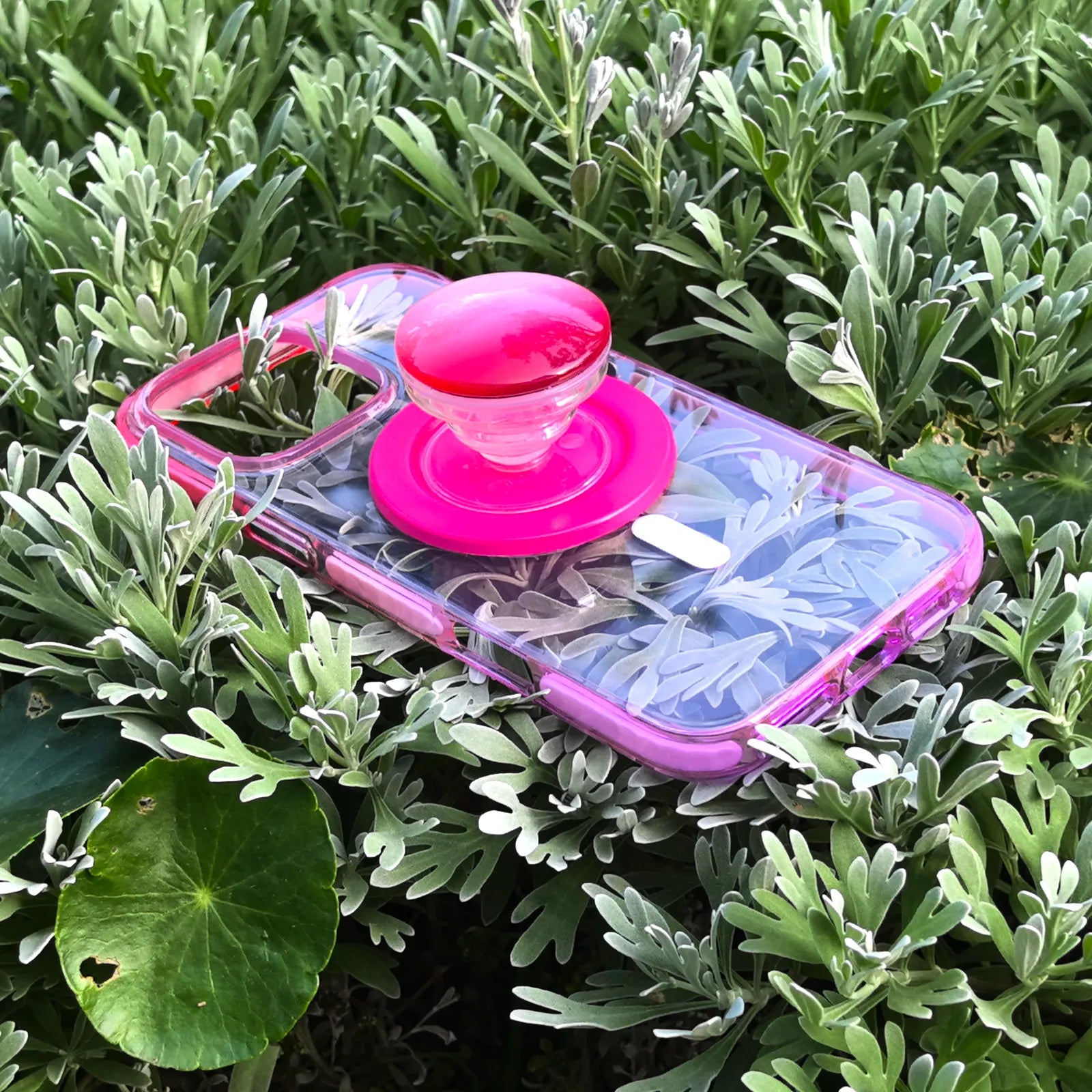 Color Clash Fantasia Clear MagSafe Phone Case Grip Set