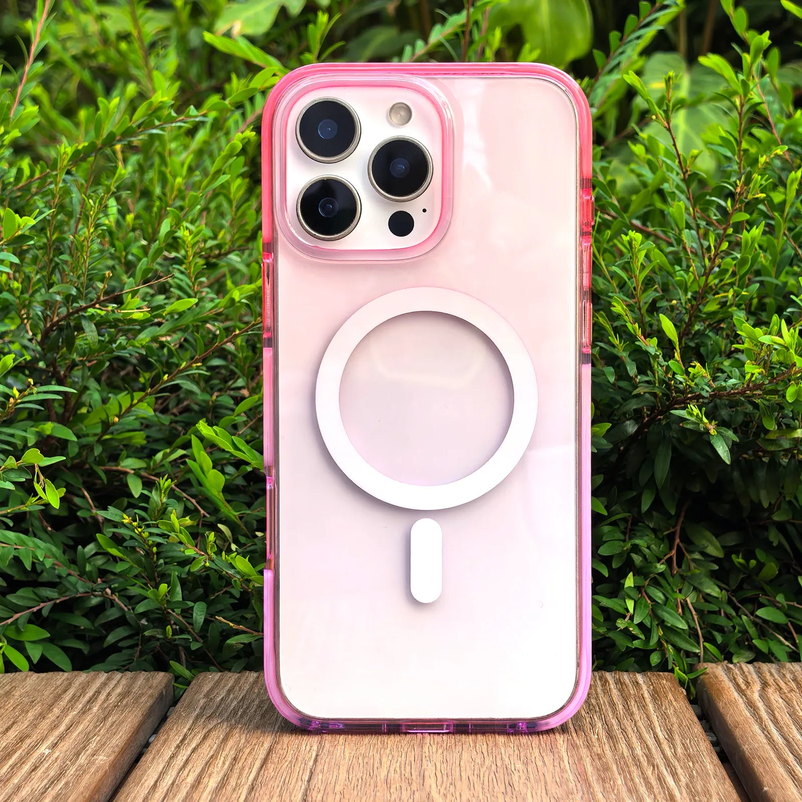 Color Clash Fantasia Clear MagSafe Phone Case Grip Set