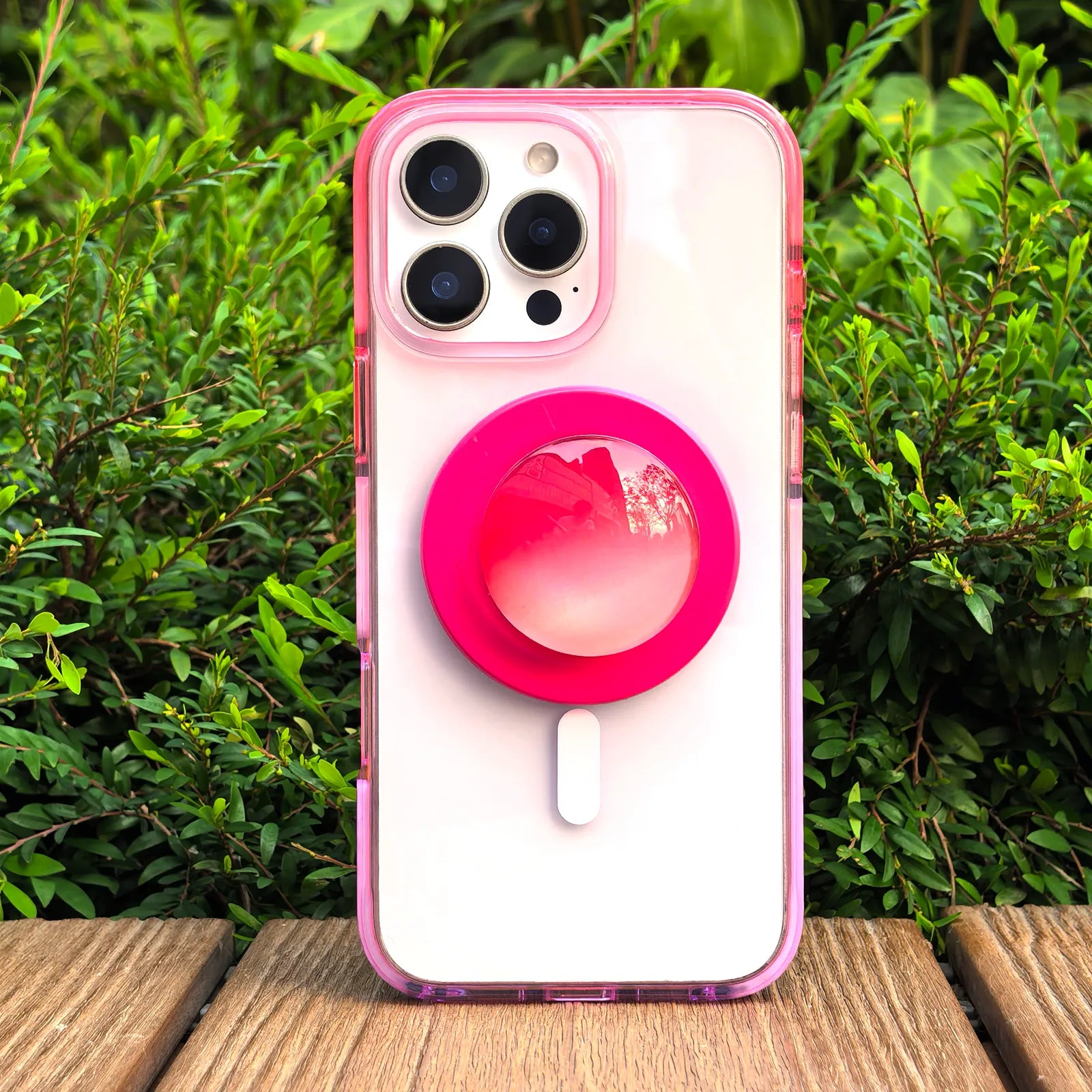 Color Clash Fantasia Clear MagSafe Phone Case Grip Set