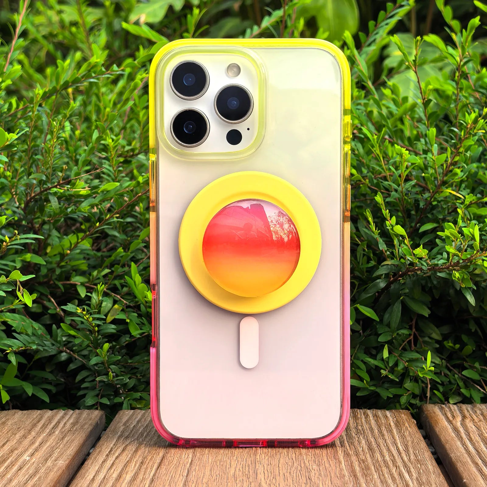 Color Clash Phone Case Fantasia Clear MagSafe Grip Set