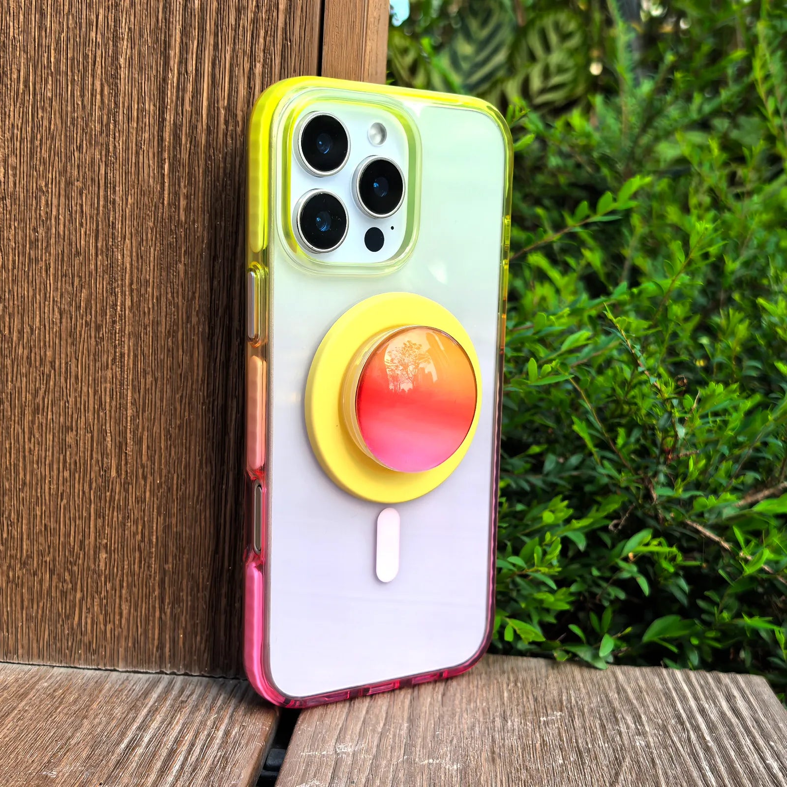 Color Clash Phone Case Fantasia Clear MagSafe Grip Set