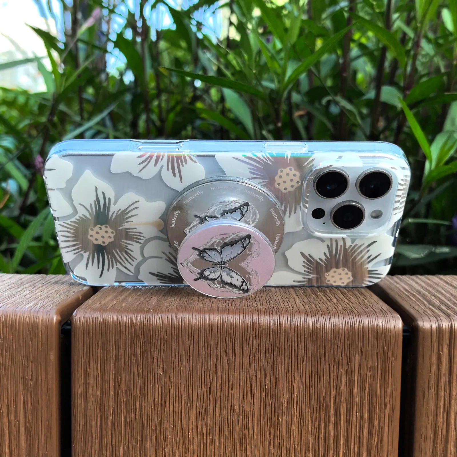Floral Sea Phone Case MagSafe Grip Set