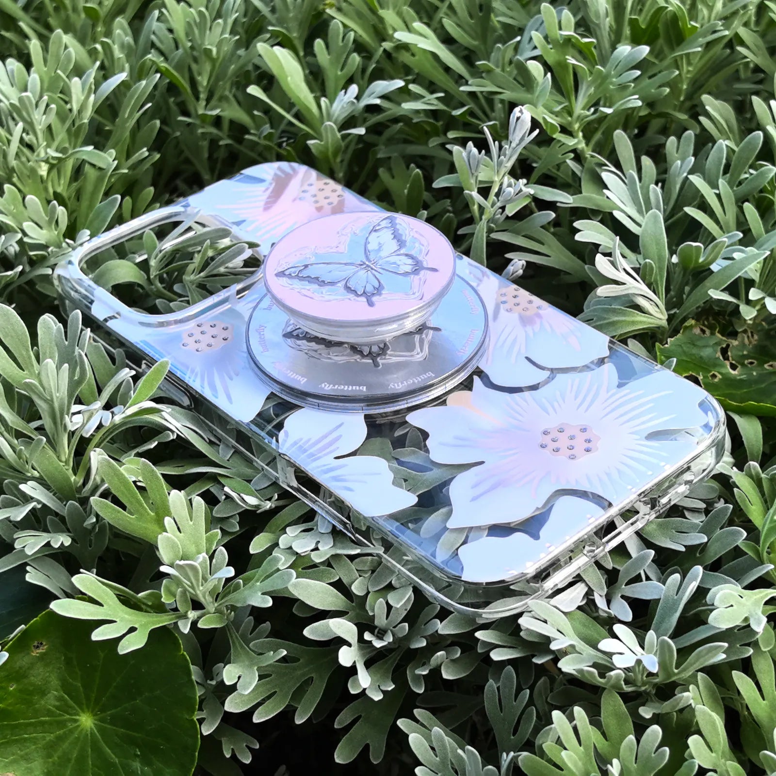Floral Sea Phone Case MagSafe Grip Set