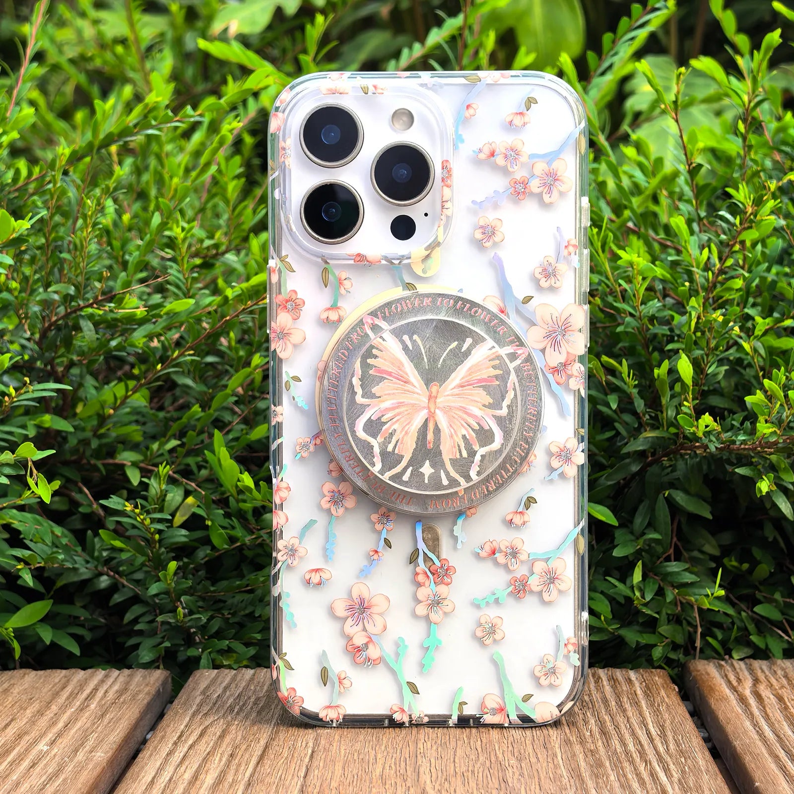 Floral Phone Case MagSafe Grip Set