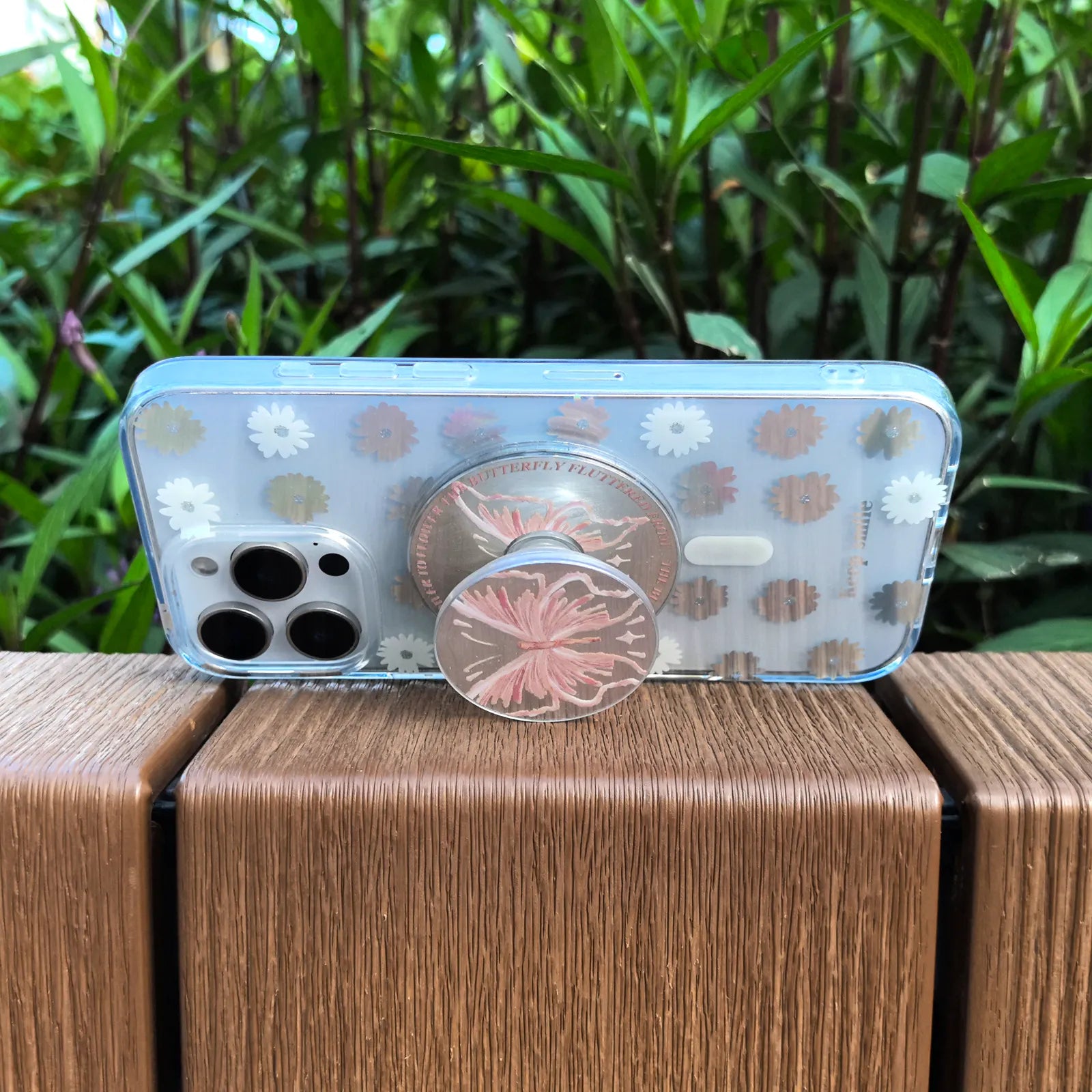 Floral Day Phone Case MagSafe Grip Set