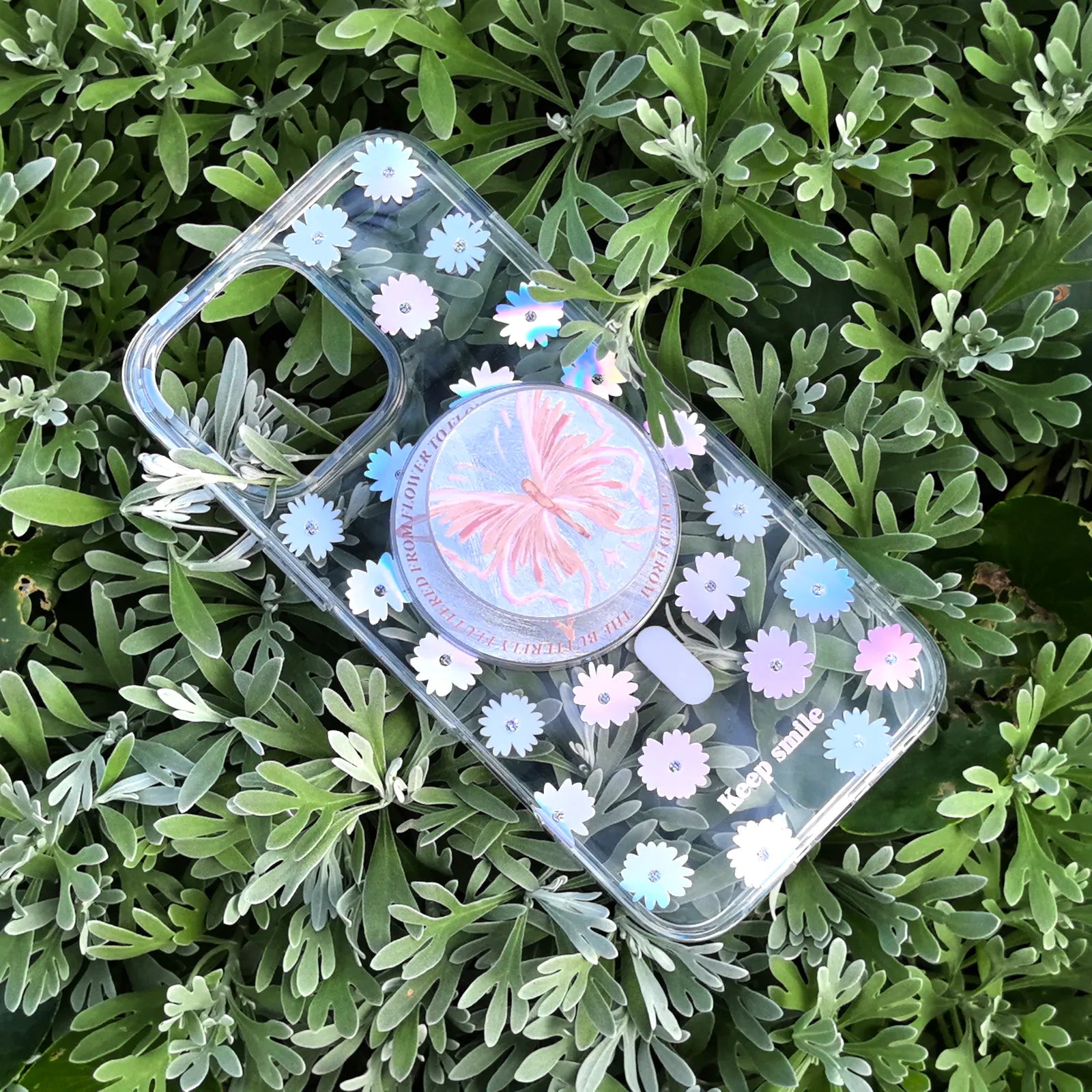 Floral Day Phone Case MagSafe Grip Set