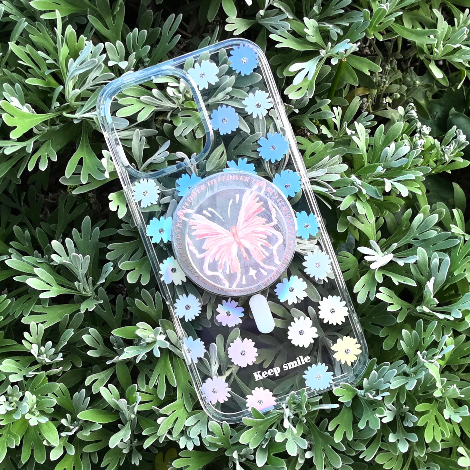 Floral Day Phone Case MagSafe Grip Set