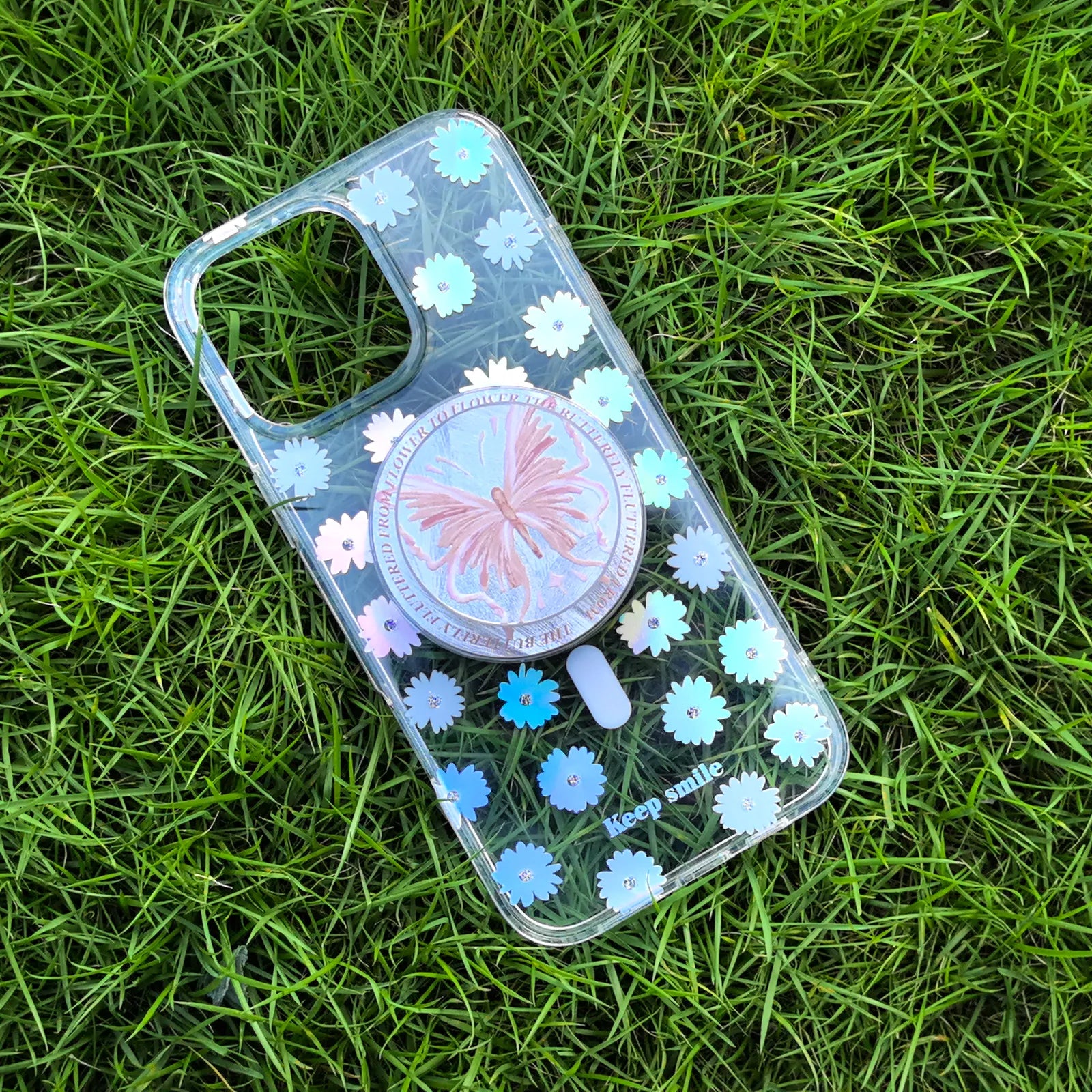 Floral Day Phone Case MagSafe Grip Set