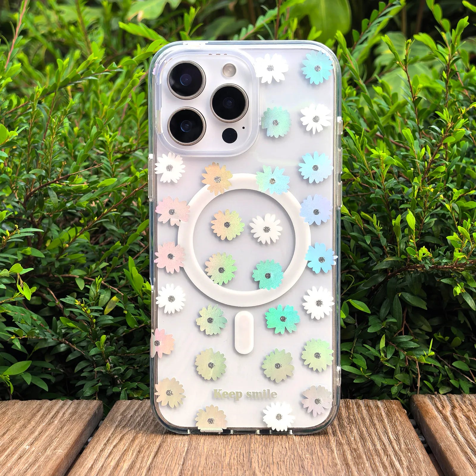 Floral Day Phone Case MagSafe Grip Set