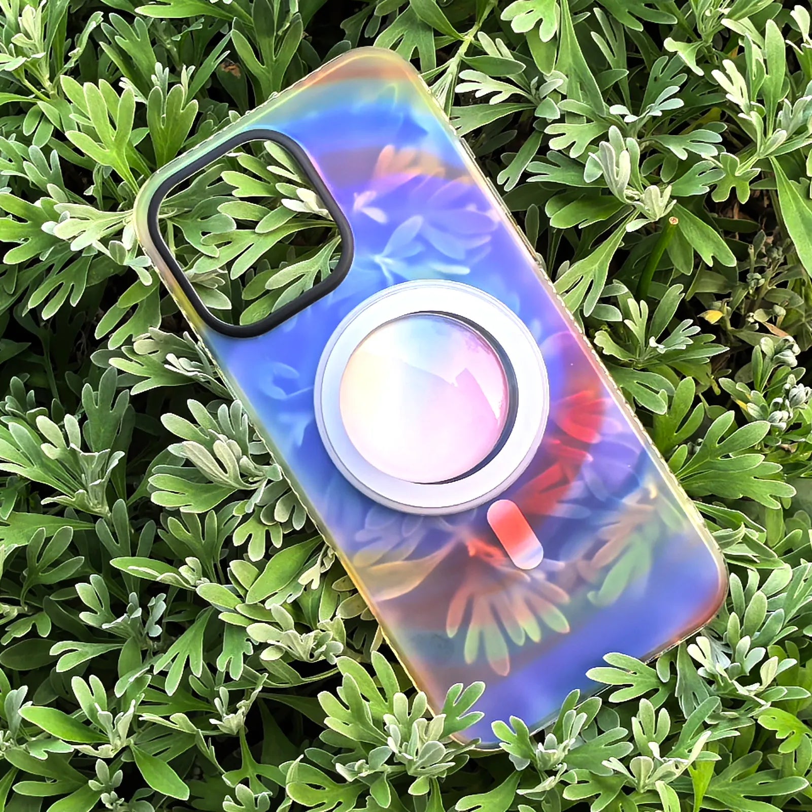 Color Clash Colorful Phone Case MagSafe Grip Set