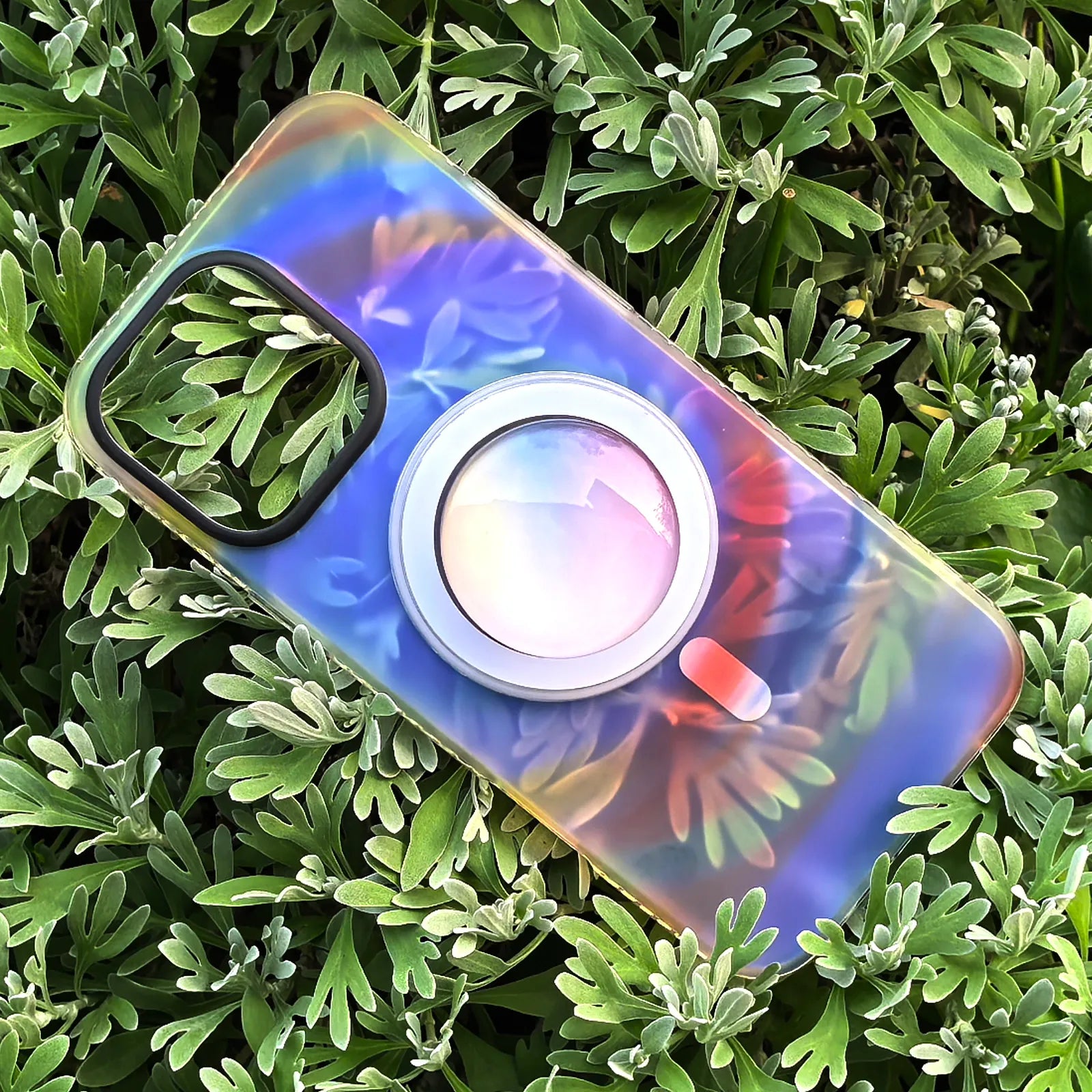 Color Clash Colorful Phone Case MagSafe Grip Set