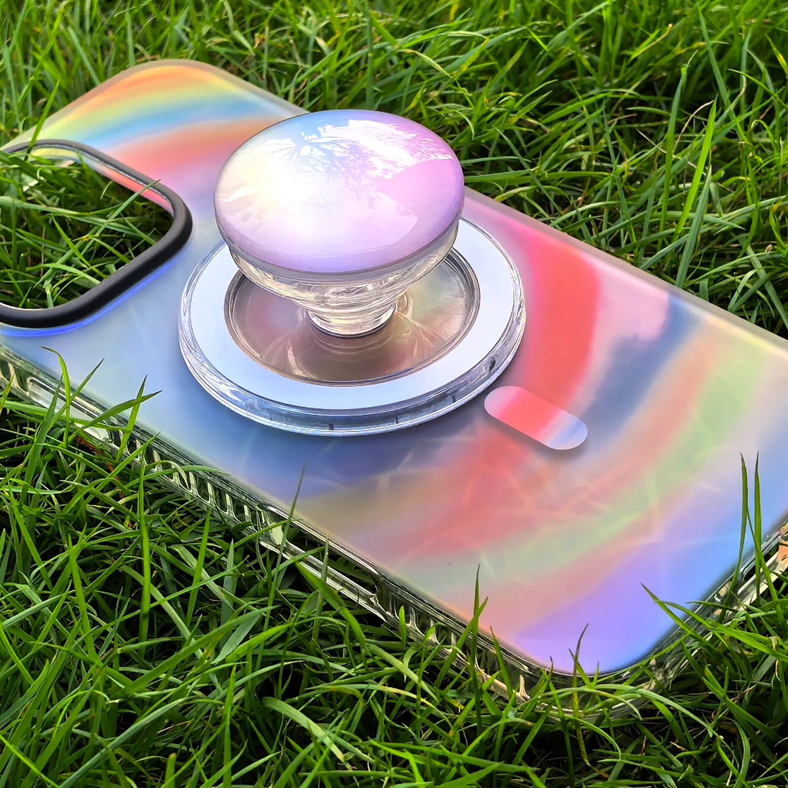 Color Clash Colorful Phone Case MagSafe Grip Set