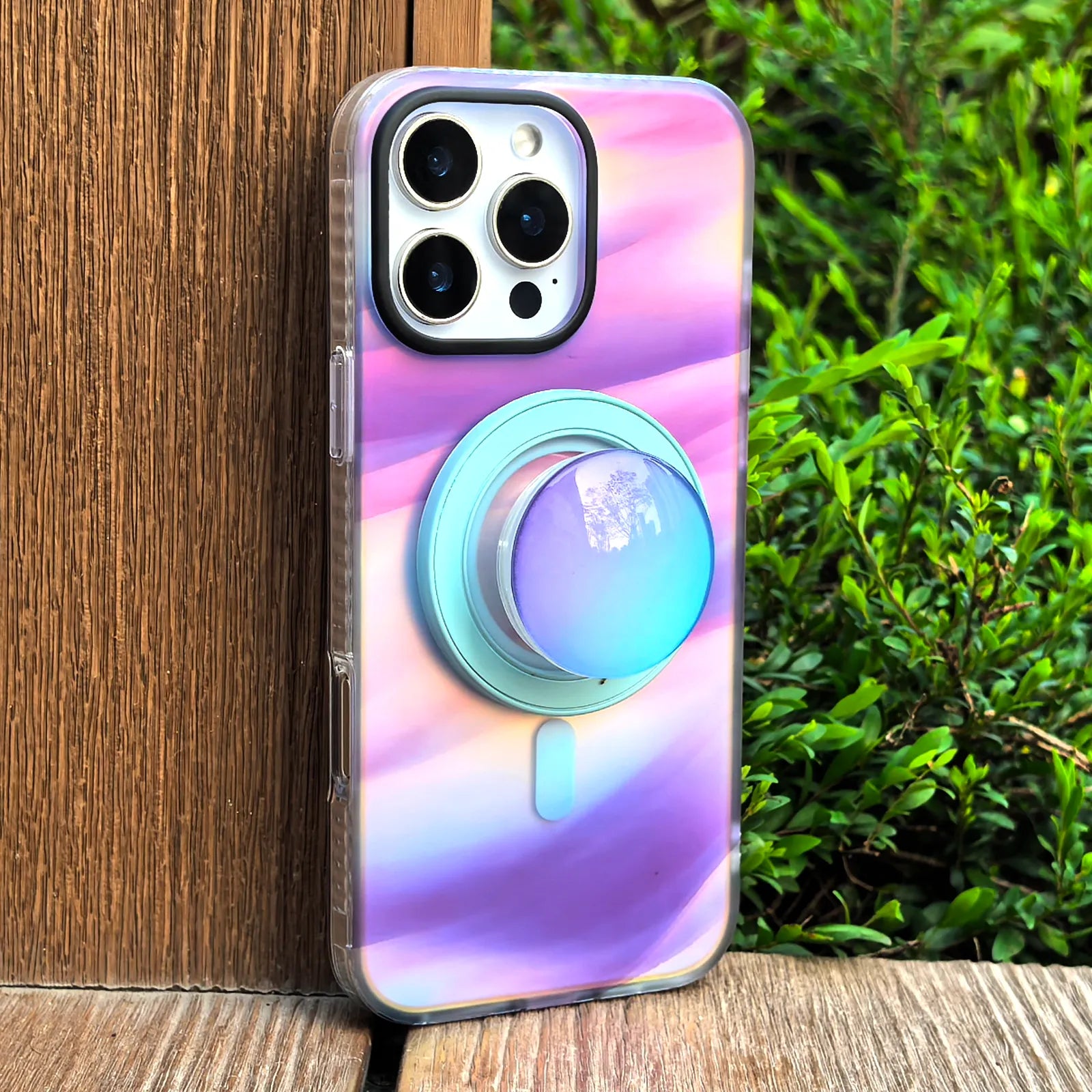 Colorful MagSafe Grip Phone Case Set