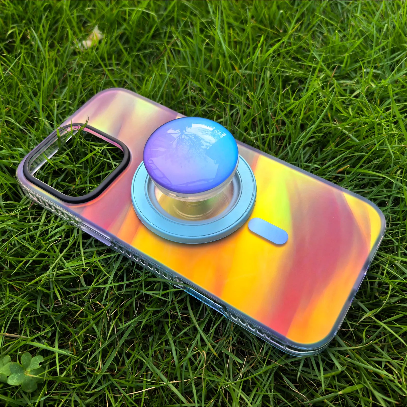 Colorful MagSafe Grip Phone Case Set