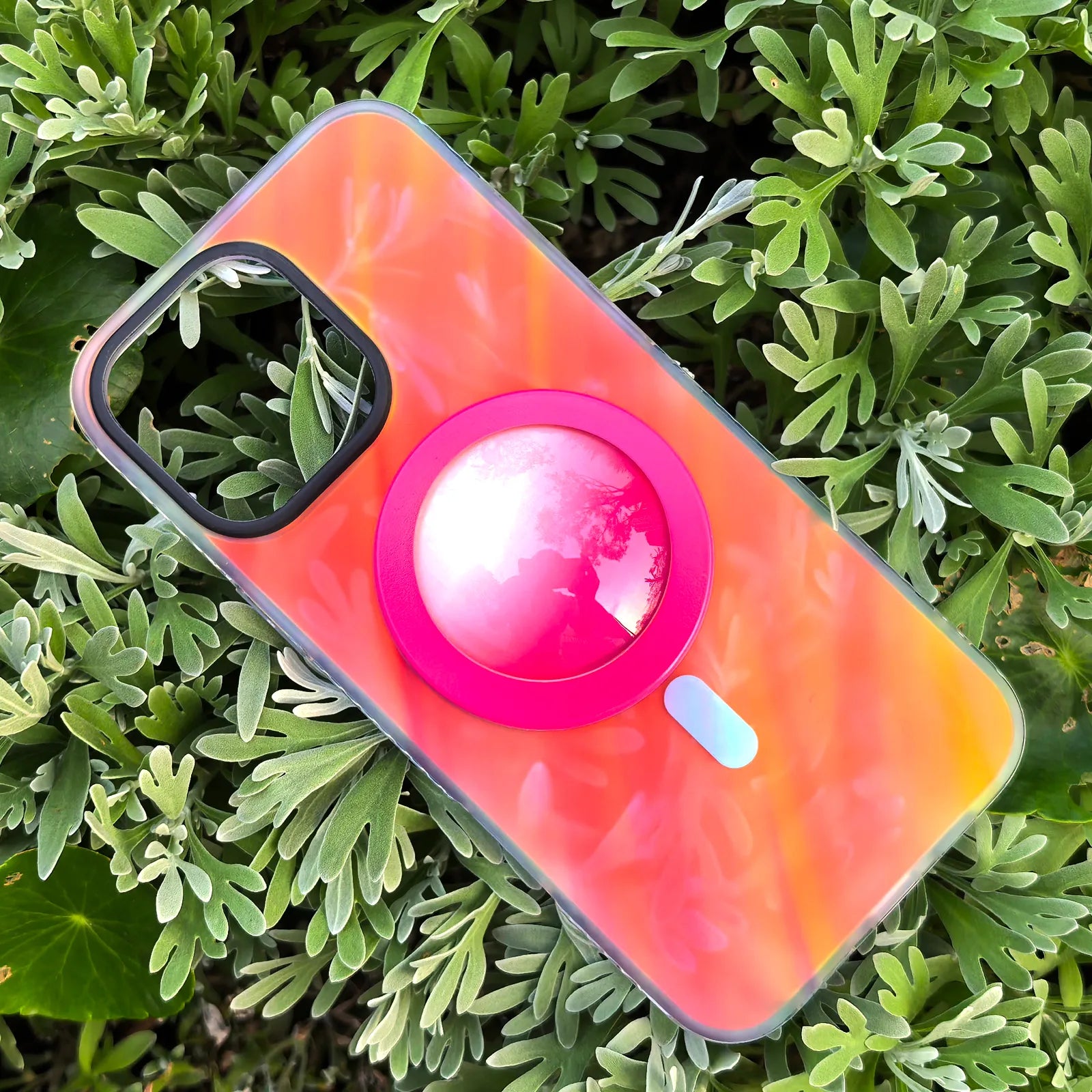 Fantasia Clear Colorful Phone Case MagSafe Grip Set