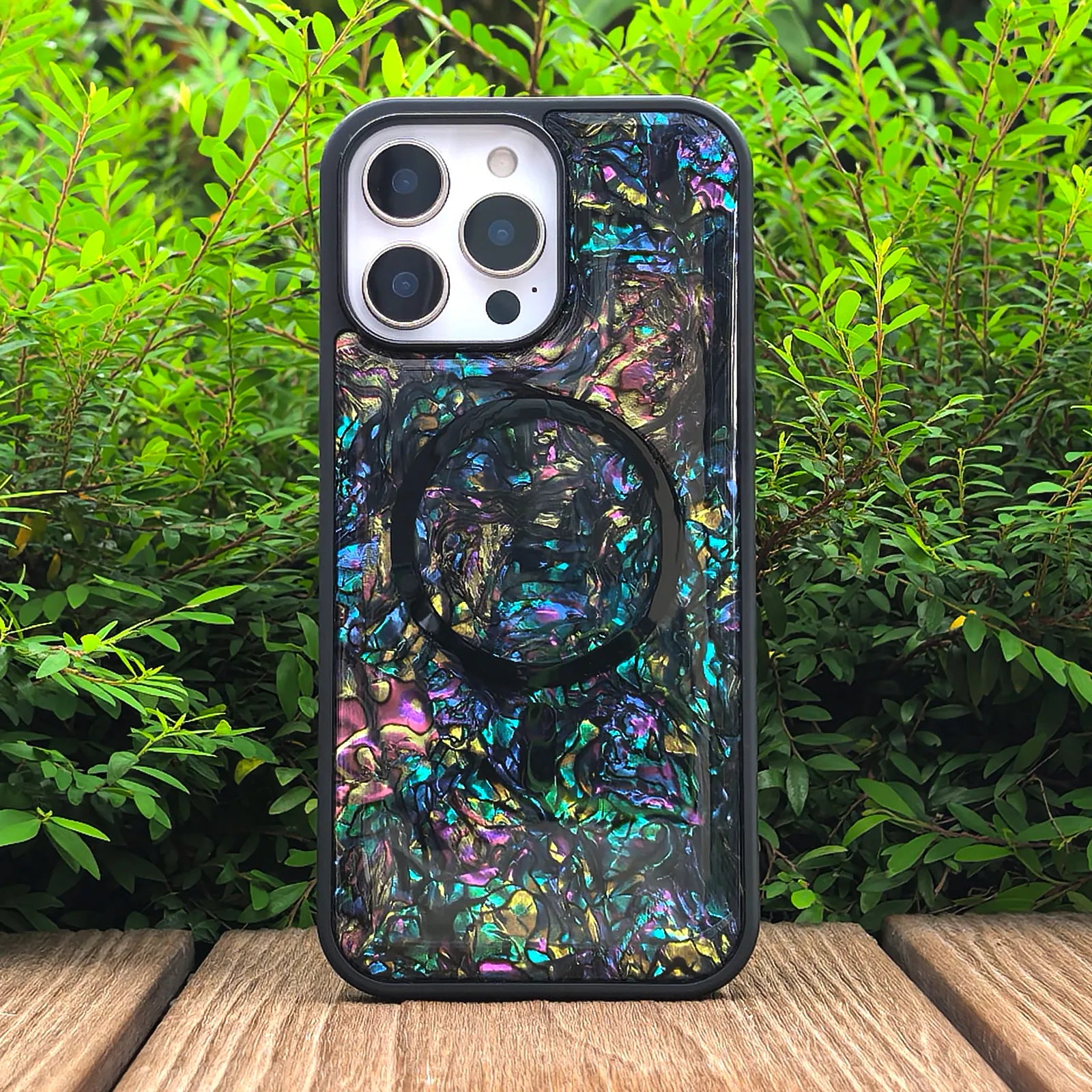Abalone Shell Phone Case MagSafe Grip Set