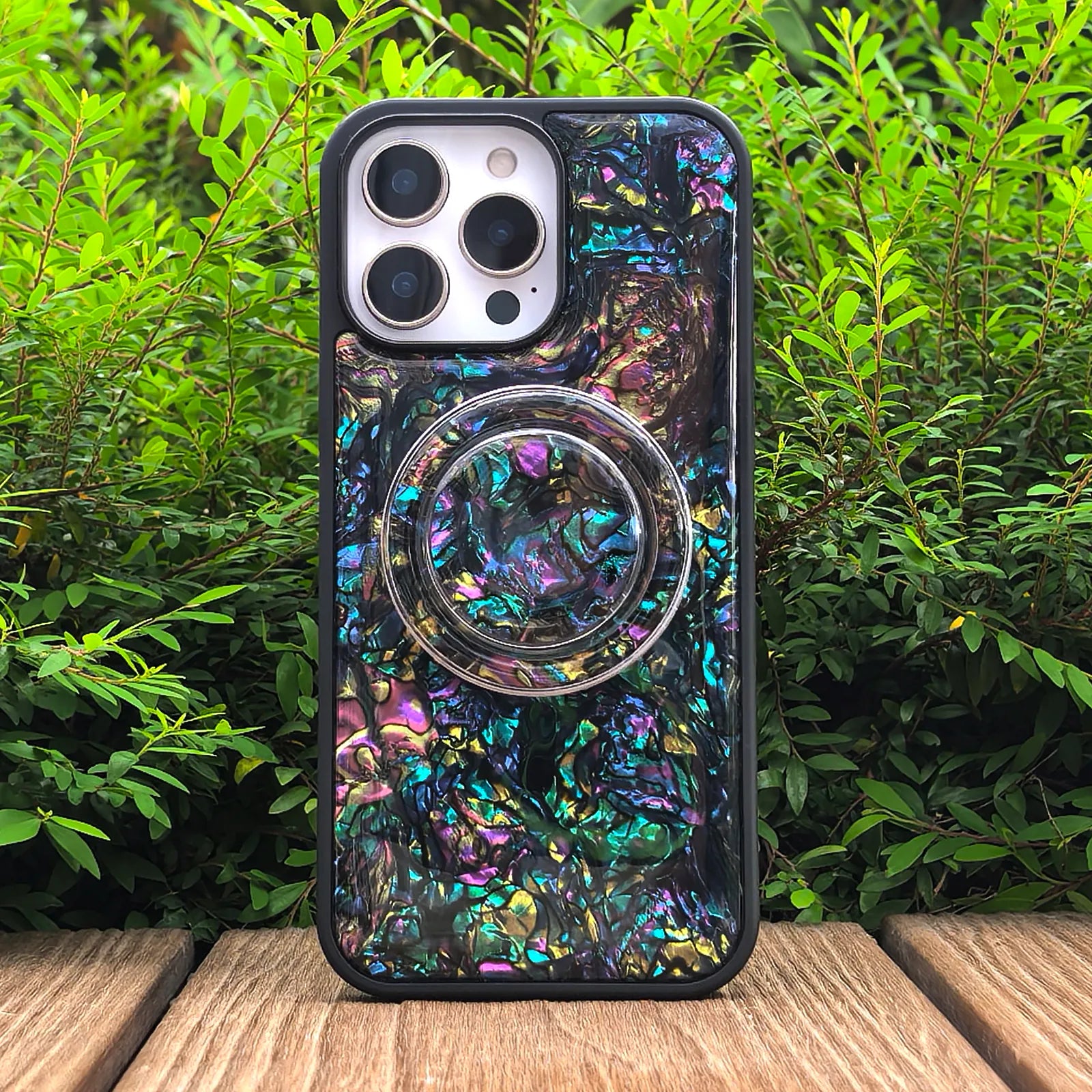 Abalone Shell Phone Case MagSafe Grip Set