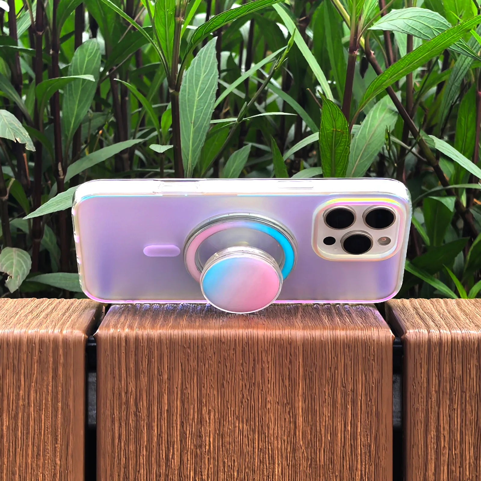 Neon Vibes Phone Case MagSafe Grip Set