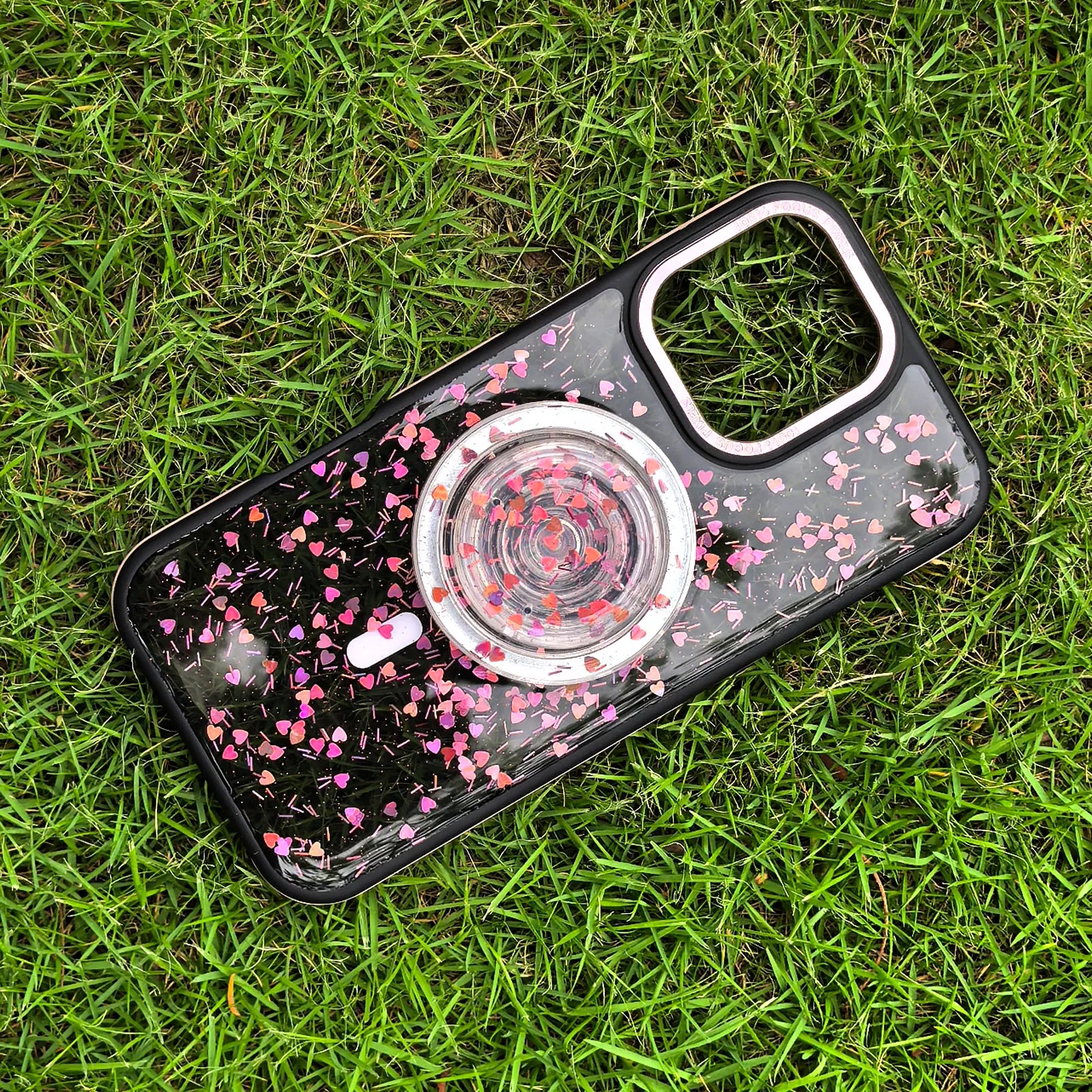 Full of Love Pink Phone Case MagSafe Grip Set