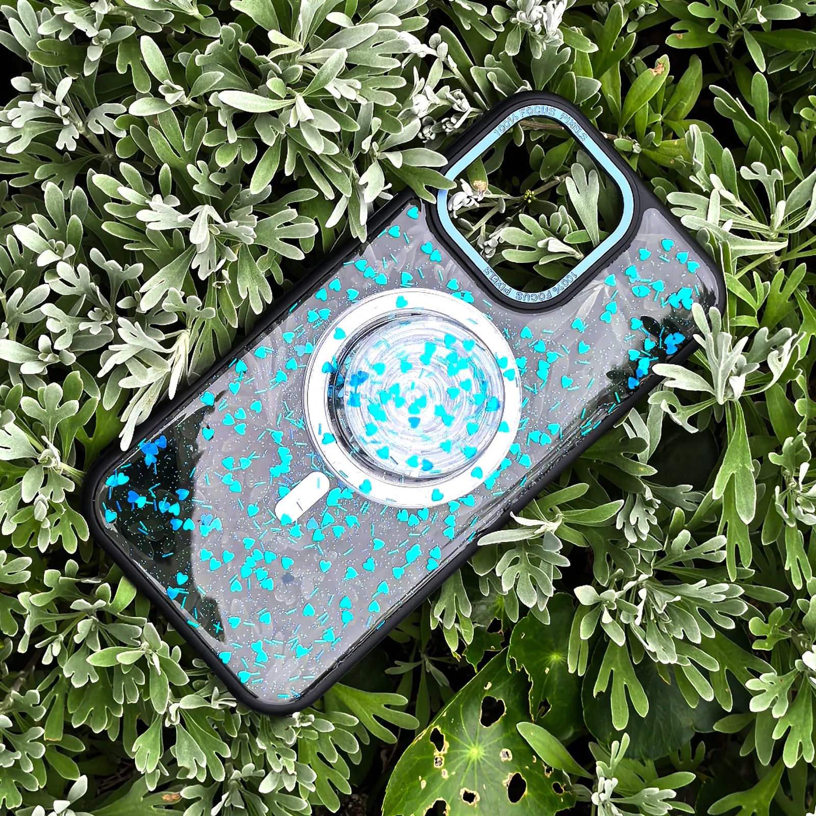 Full of Love Blue Phone Case MagSafe Grip Set