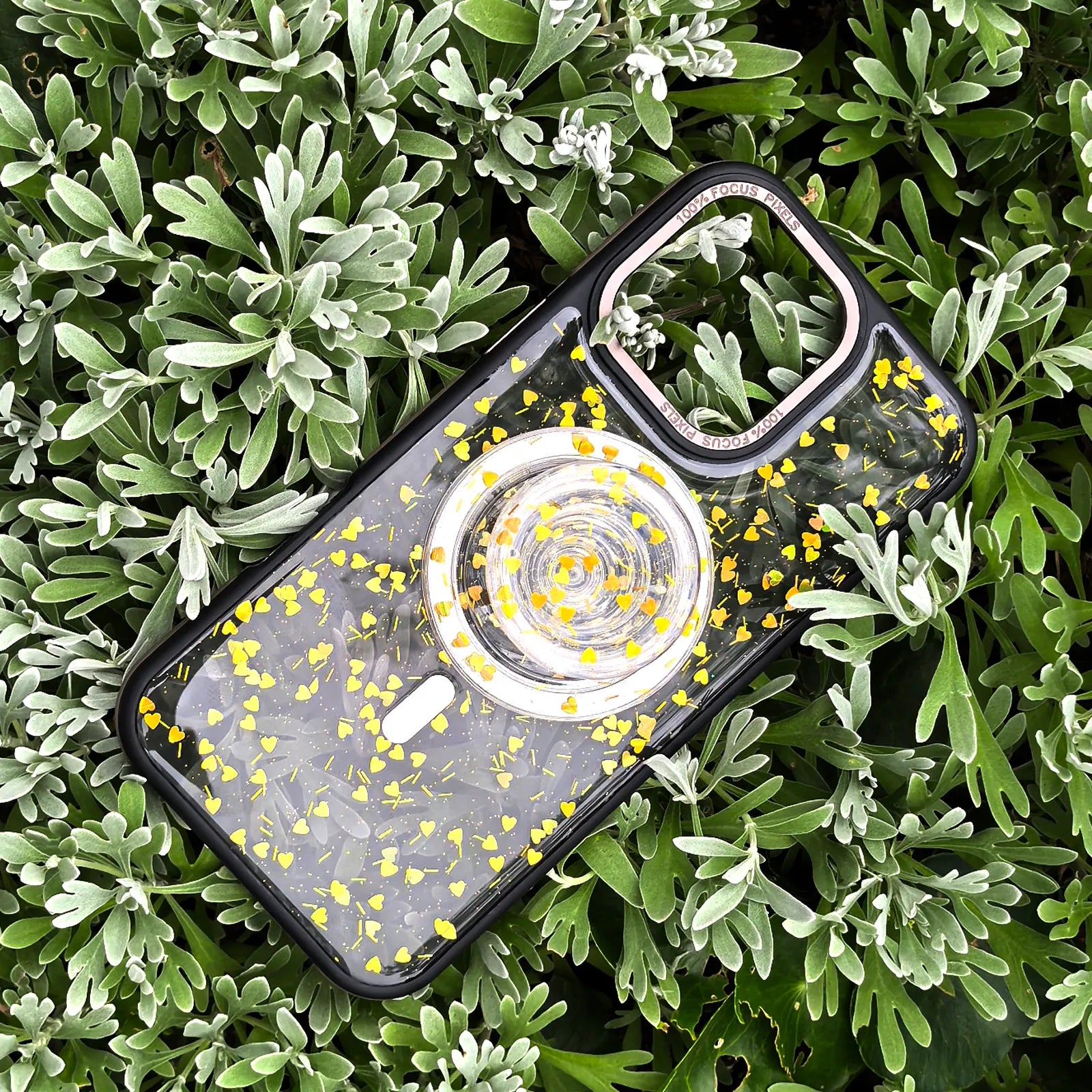 Full of Love Yellow Phone Case MagSafe Grip Set