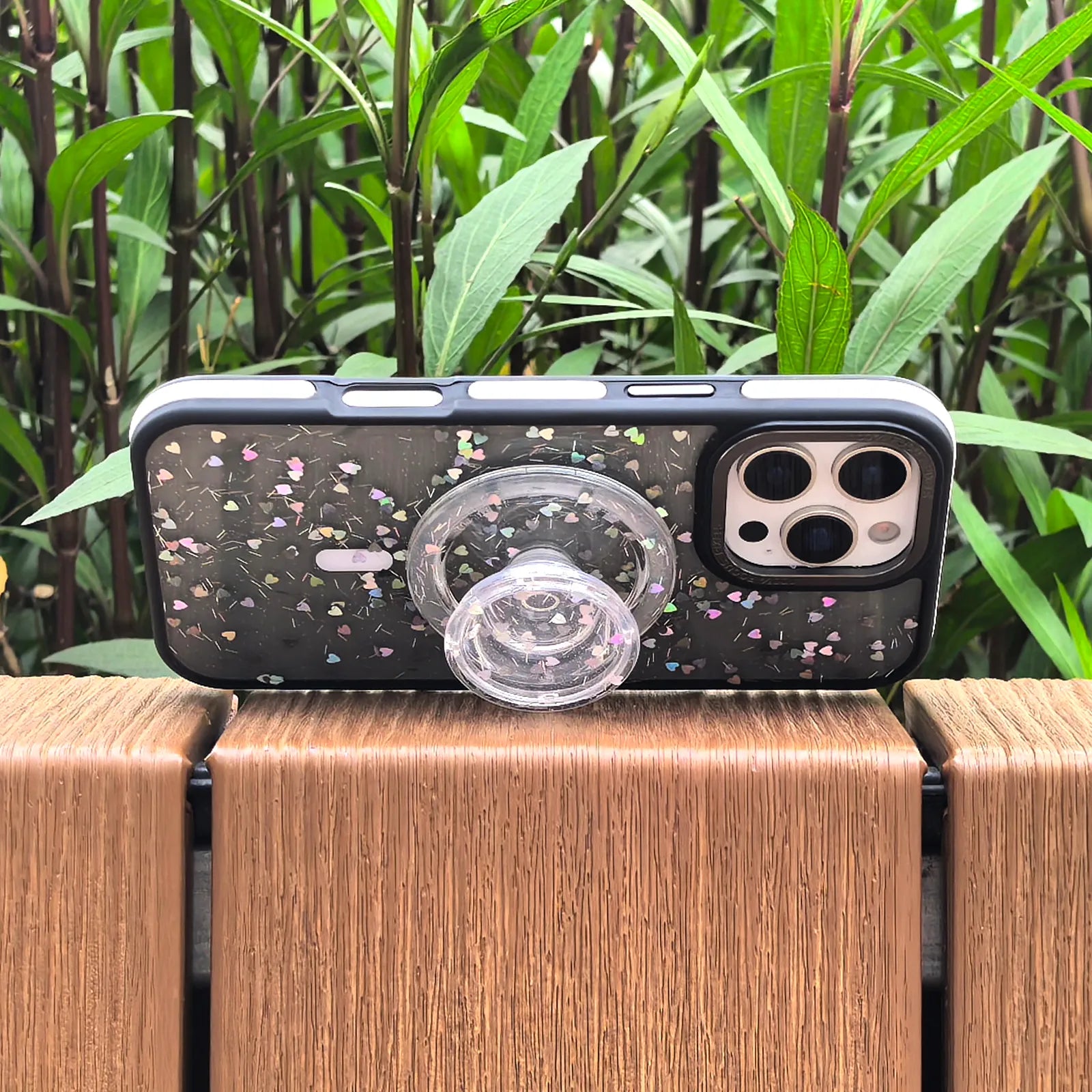 Full of Love Light Blue Phone Case MagSafe Grip Set