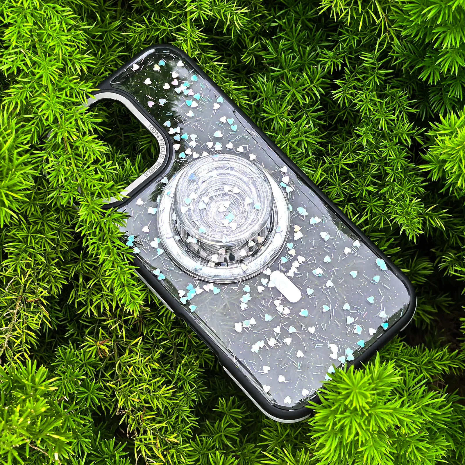 Full of Love Light Blue Phone Case MagSafe Grip Set