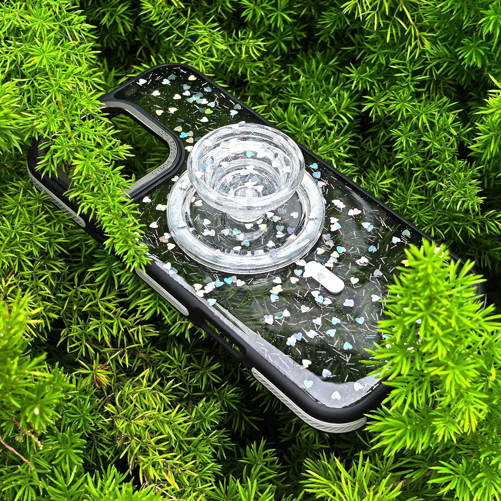 Full of Love Light Blue Phone Case MagSafe Grip Set