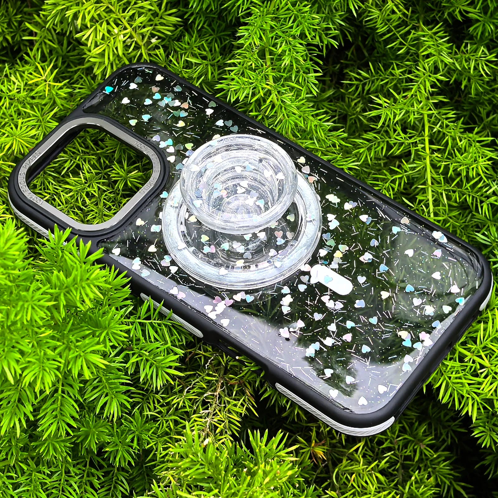 Full of Love Light Blue Phone Case MagSafe Grip Set