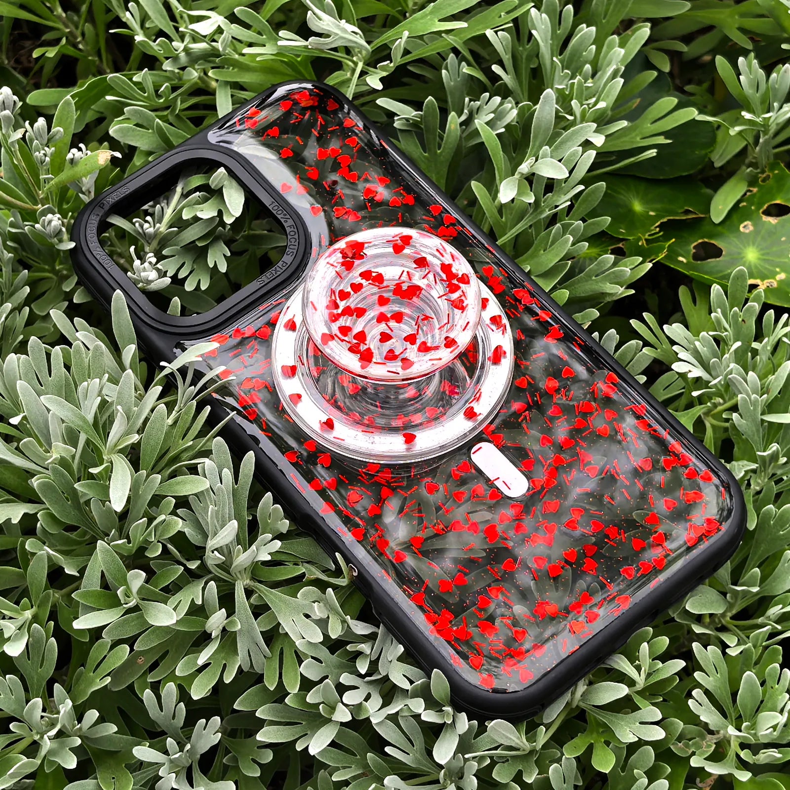 Full of Love Red Phone Case MagSafe Grip Set