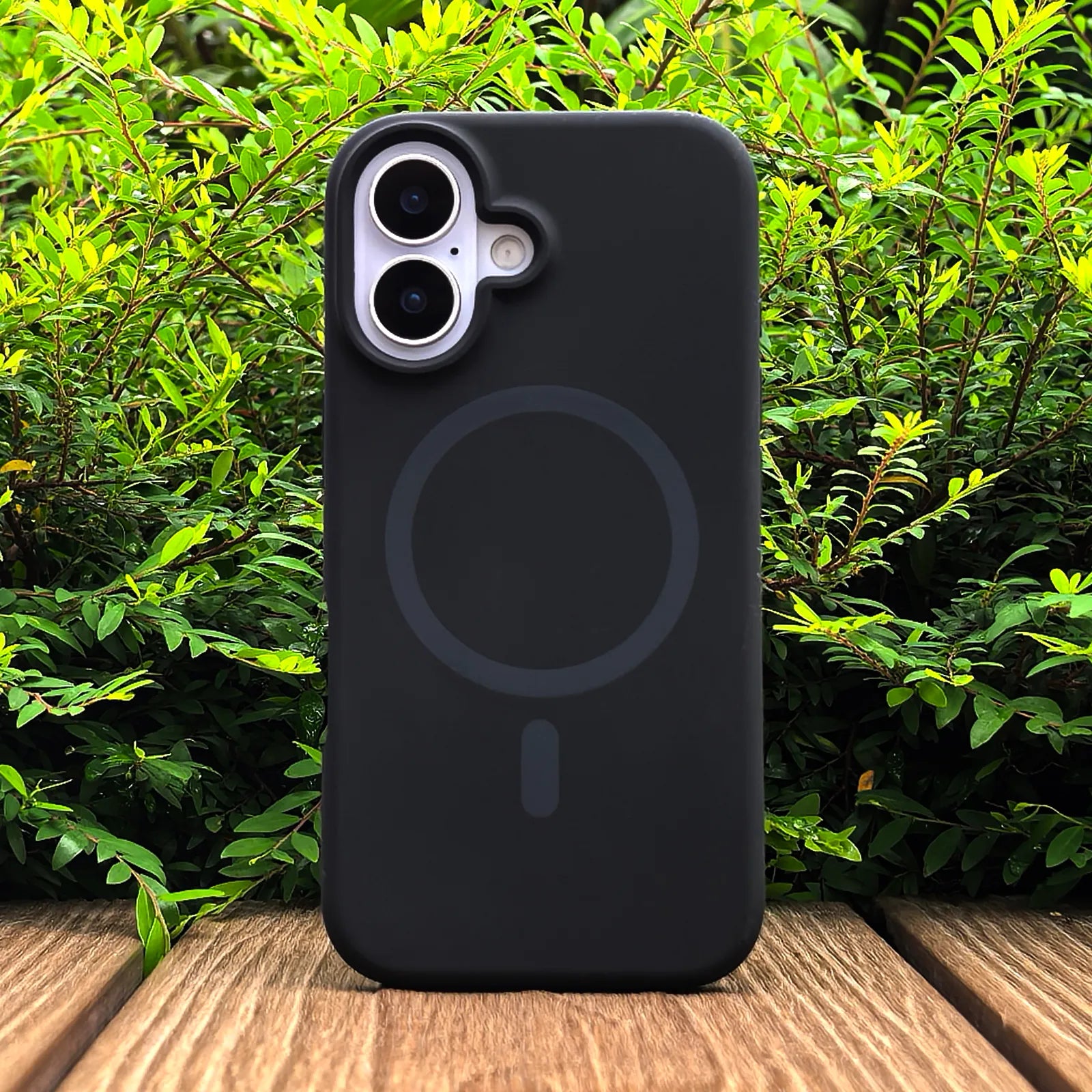 Black Solid Color iPhone Case