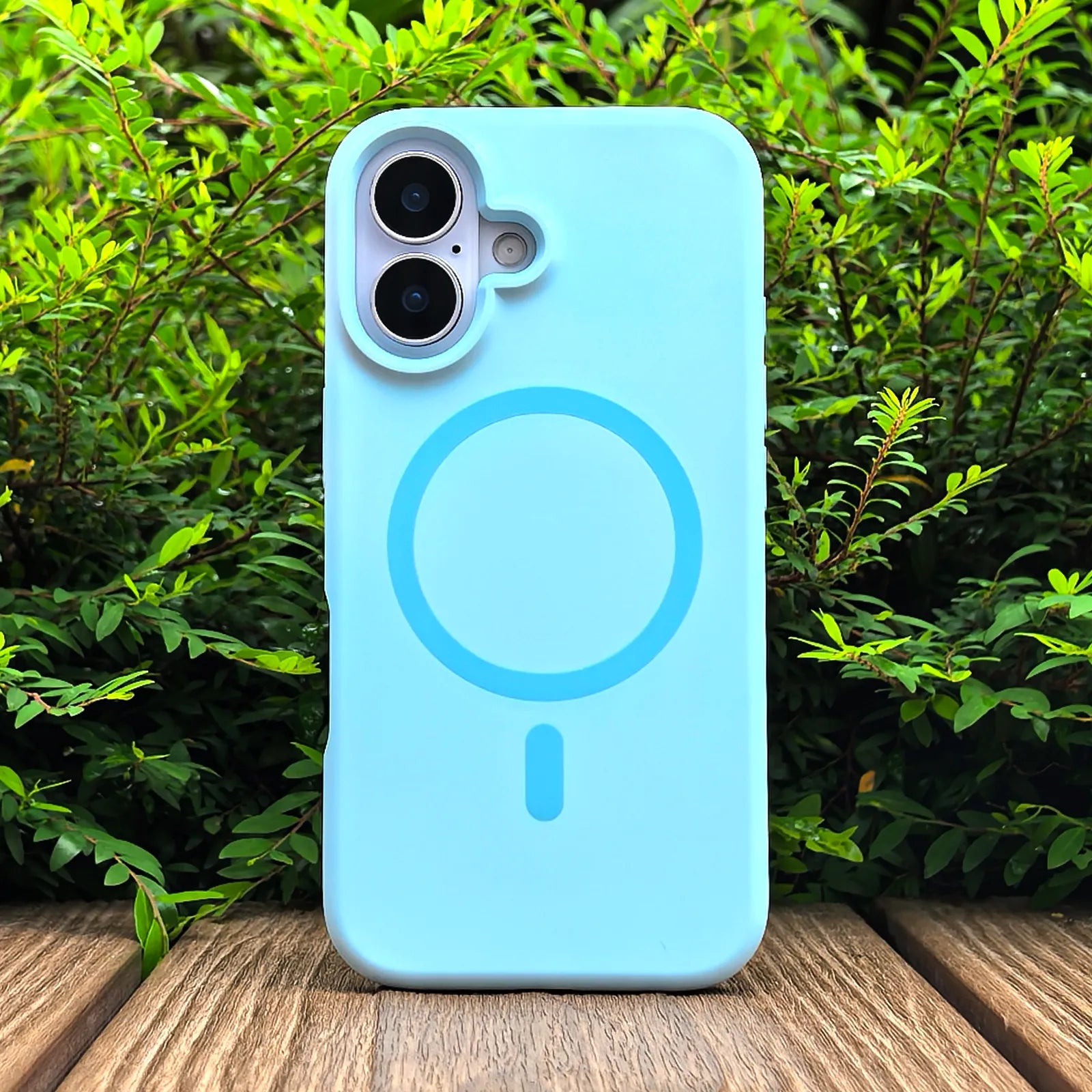 Light Blue Solid Color Phone Case