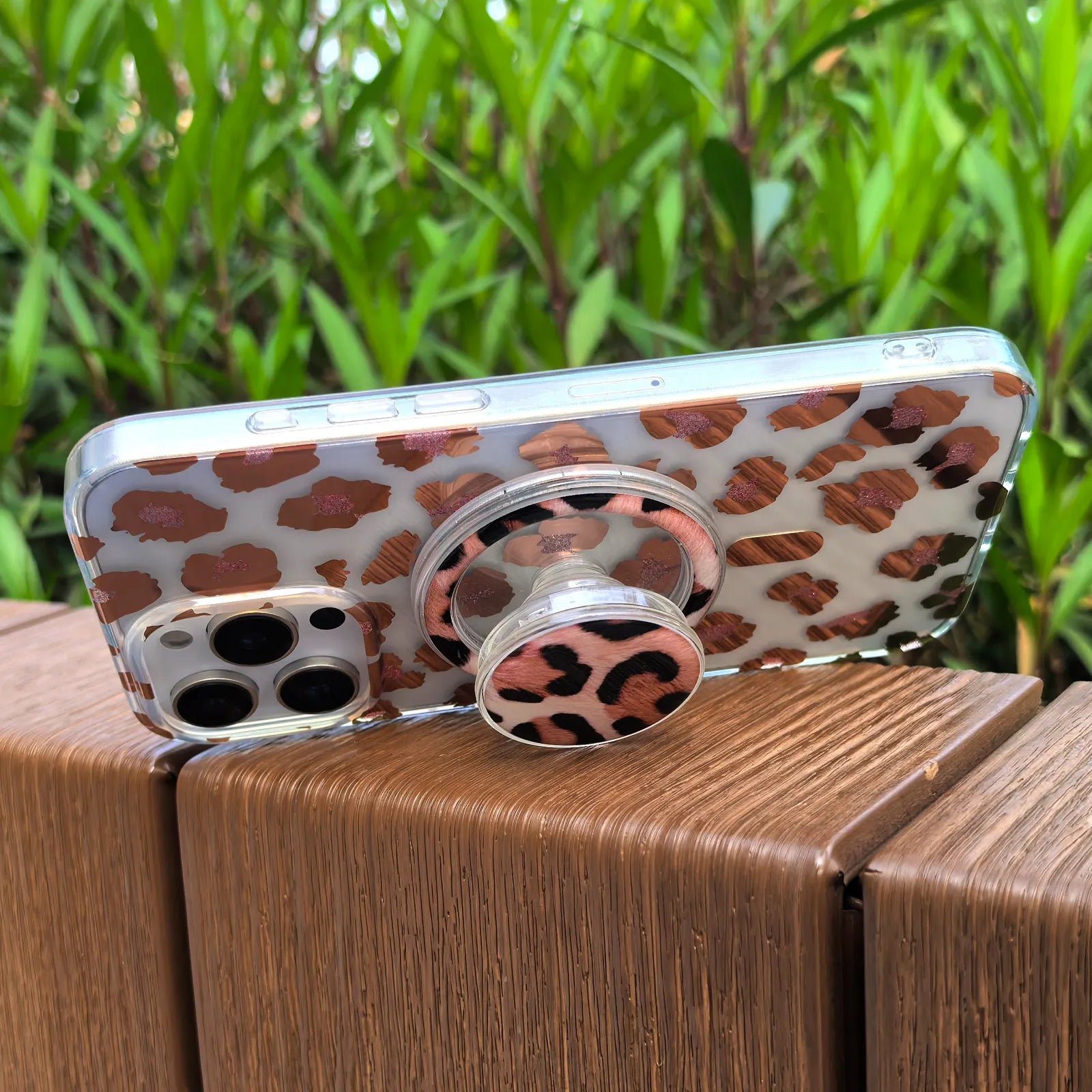 Leopard Phone Case MagSafe Grip Set