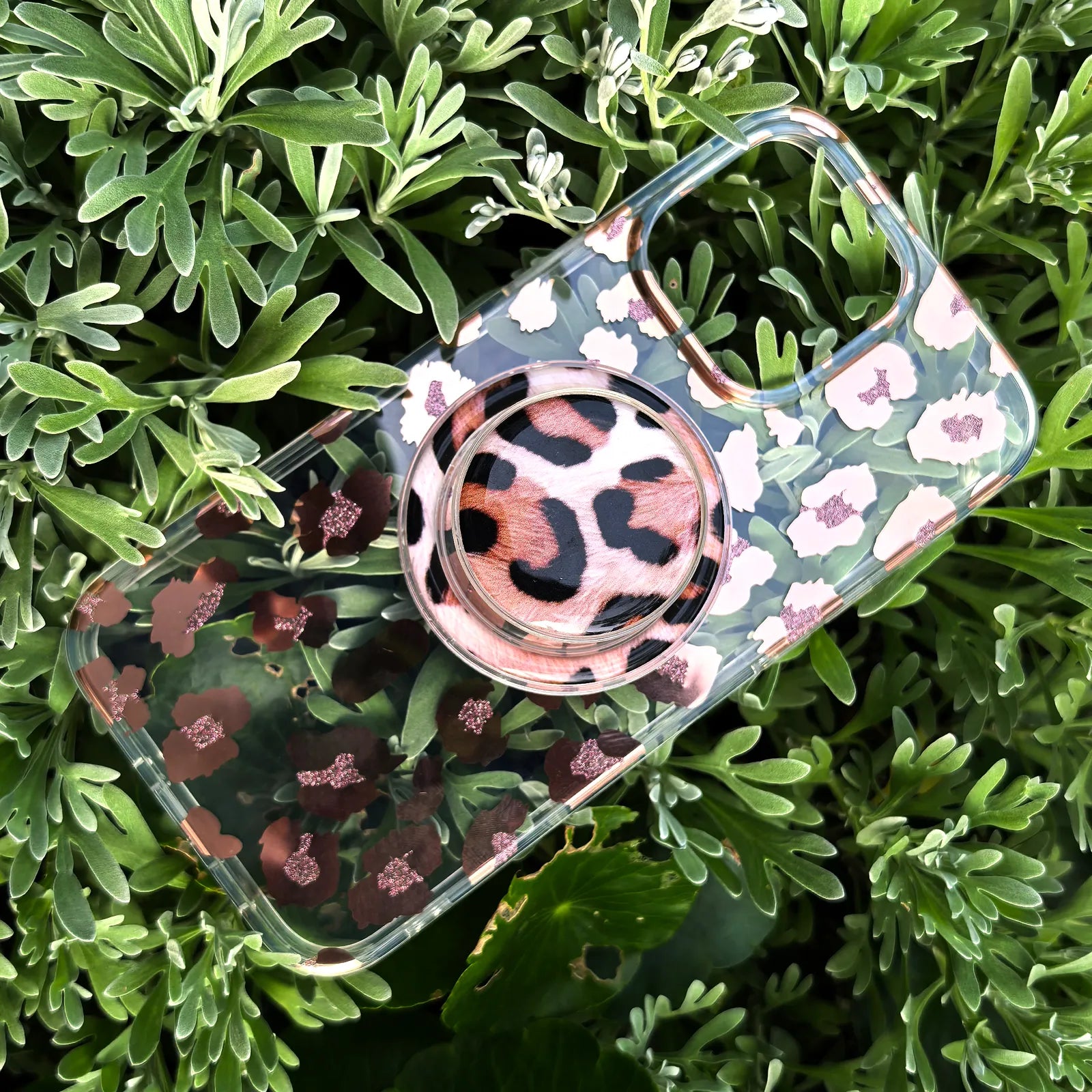 Leopard Phone Case MagSafe Grip Set