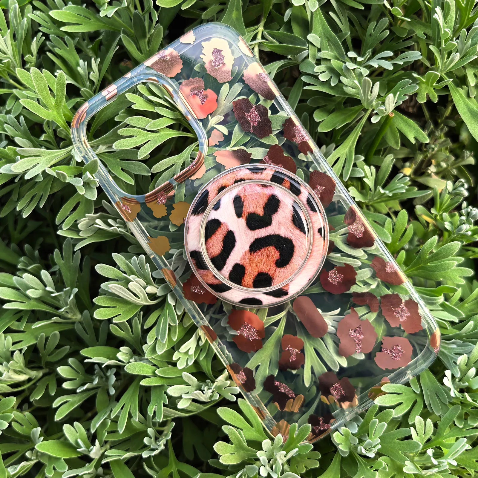 Leopard Phone Case MagSafe Grip Set