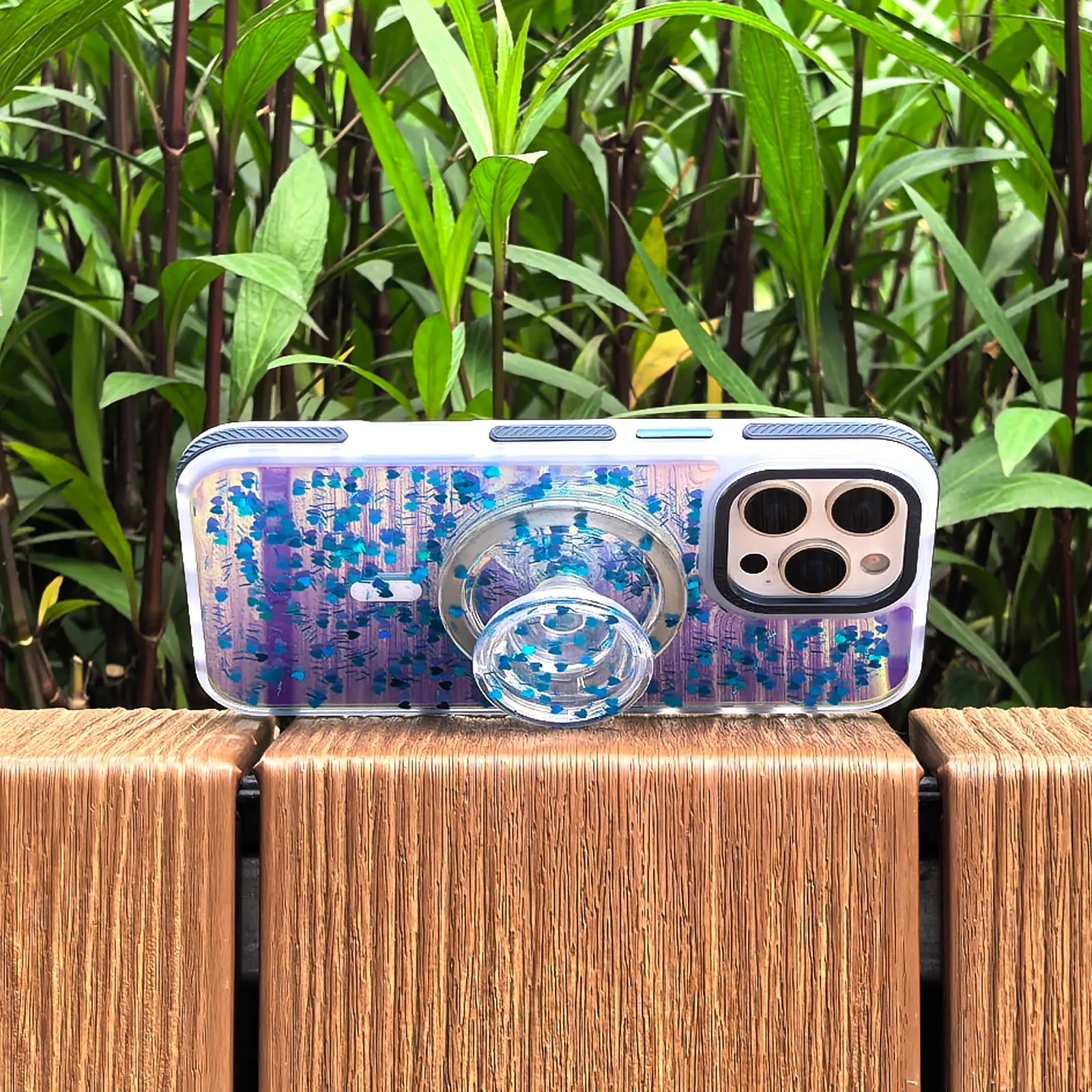 Love Blue Phone Case MagSafe Grip Set