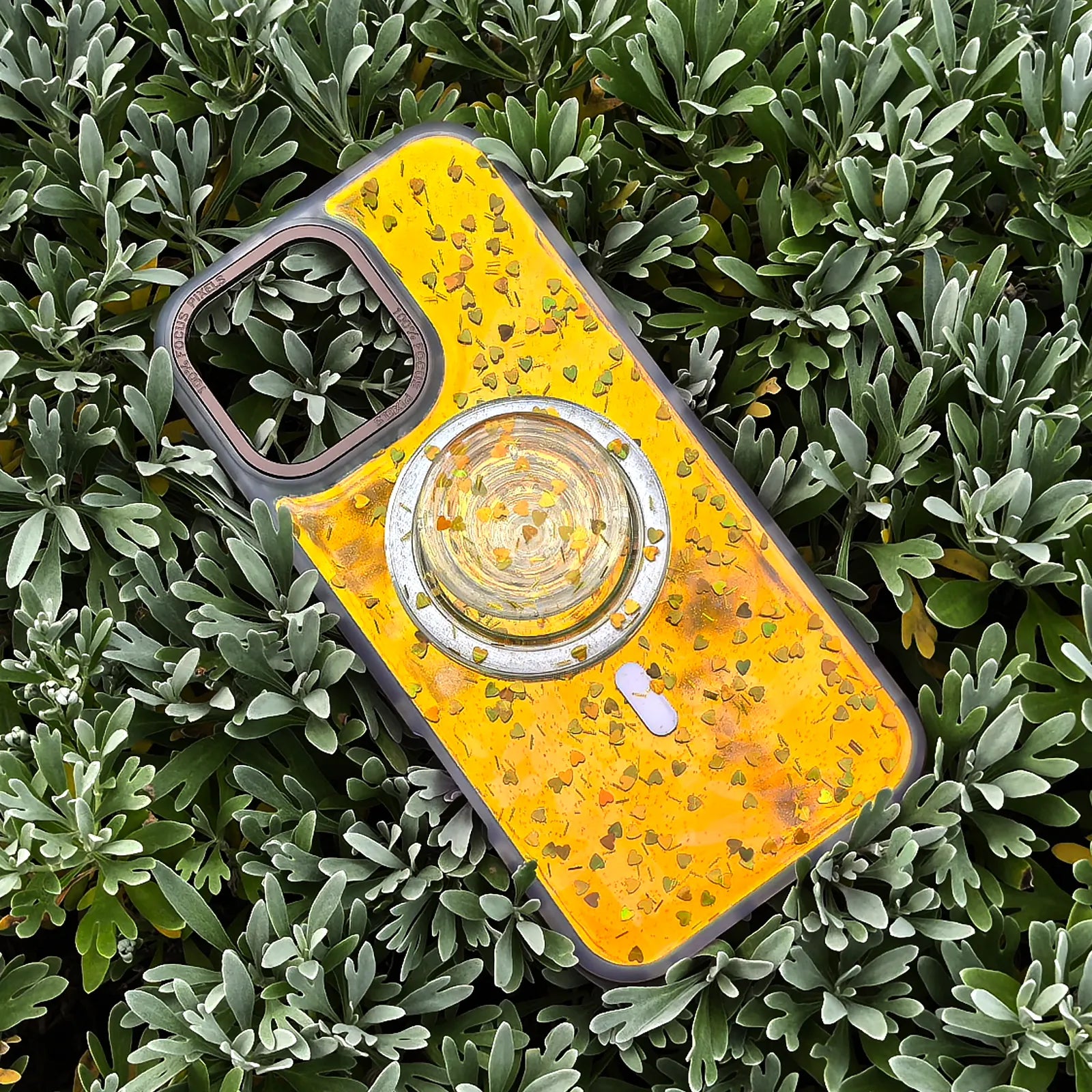 Love Yellow Phone Case MagSafe Grip Set