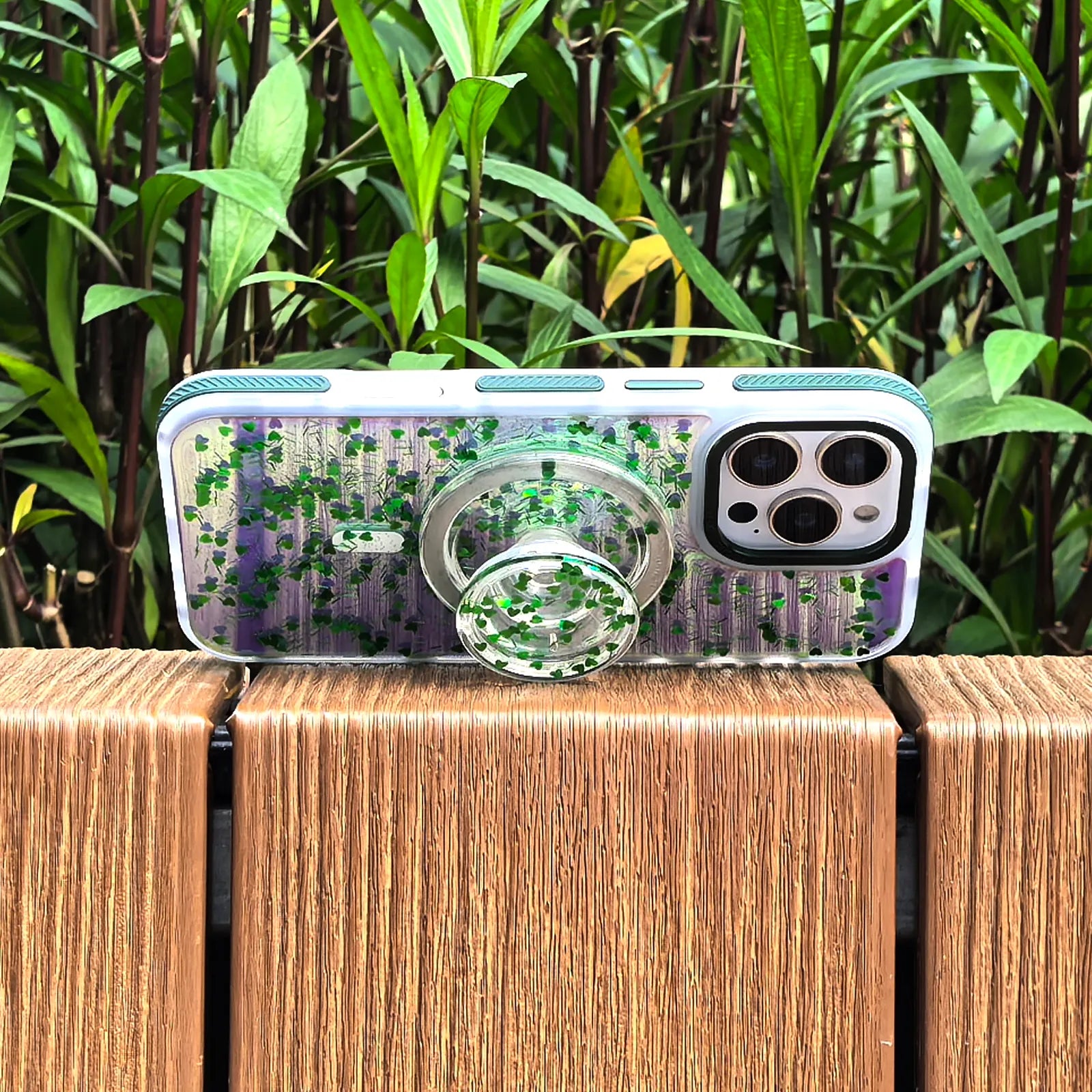 Love Green Phone Case MagSafe Grip Set